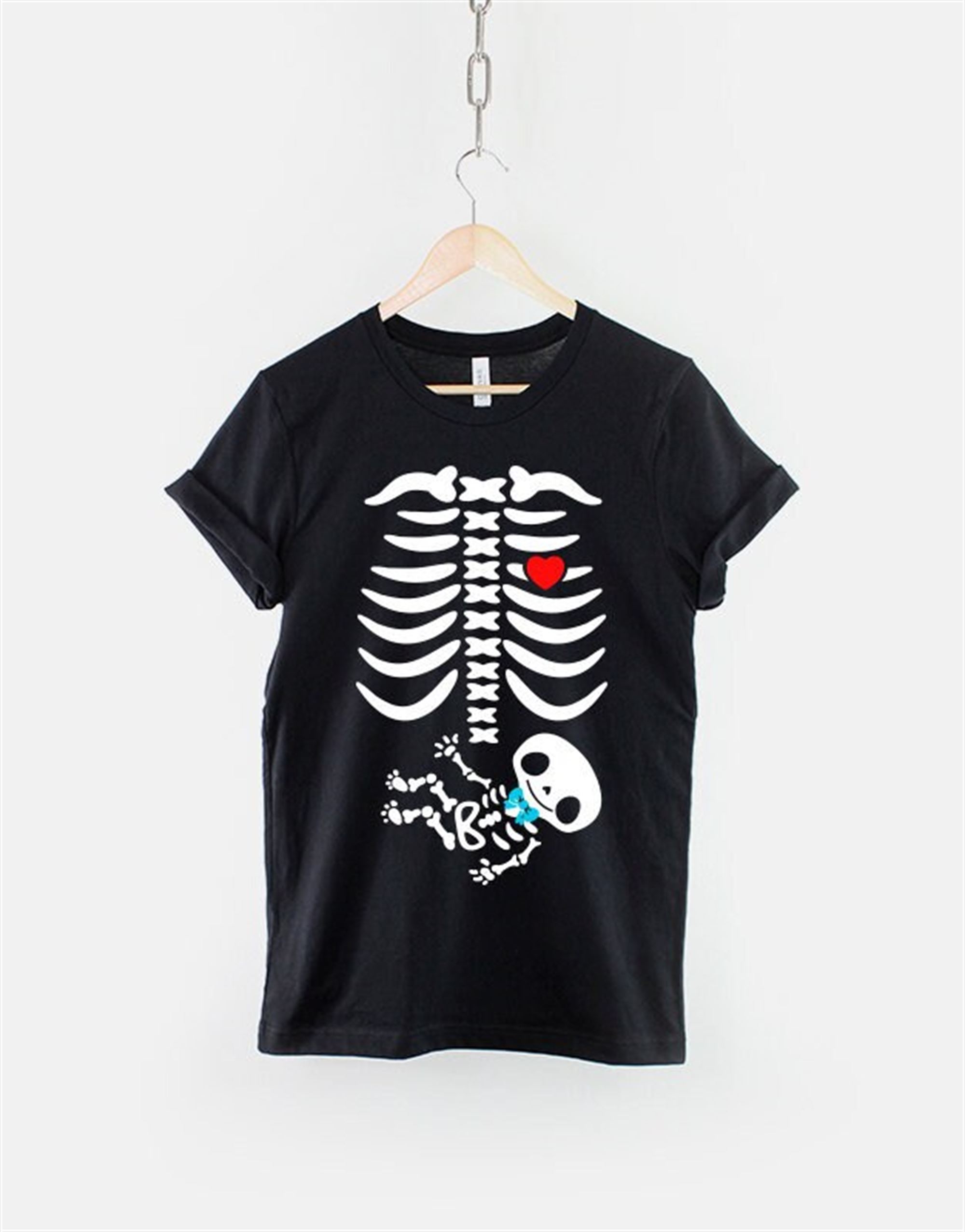 Baby Boy Halloween Pregnancy Announcement T-shirt