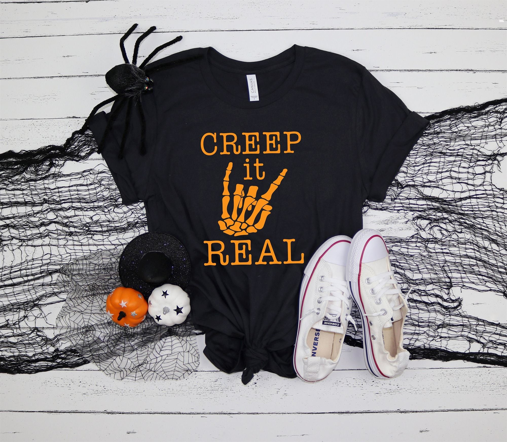 Creep It Real Halloween T-shirt Funny Creepy Shirt Family Matching Outfit
