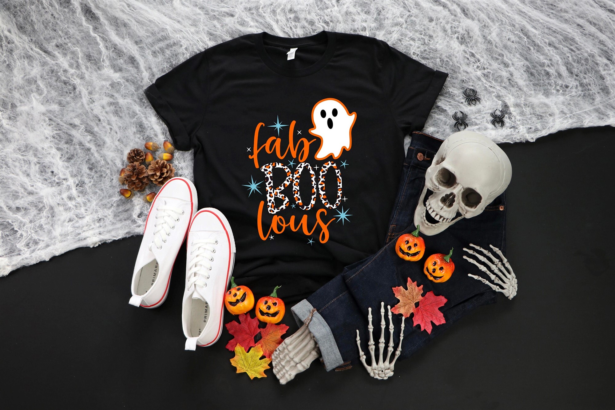 Faboolous Girl Halloween T-shirt Cute Leopard Toddler Halloween Shirt