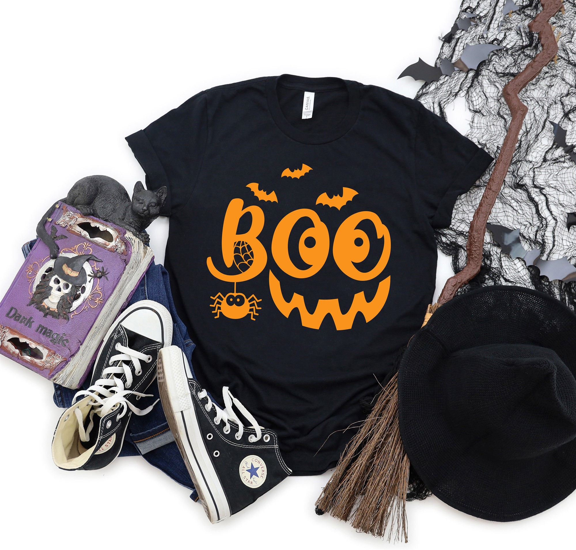 Halloween Boo T-shirt Hocus Pocus Sanderson Sisters Funny Fall Graphic Tee
