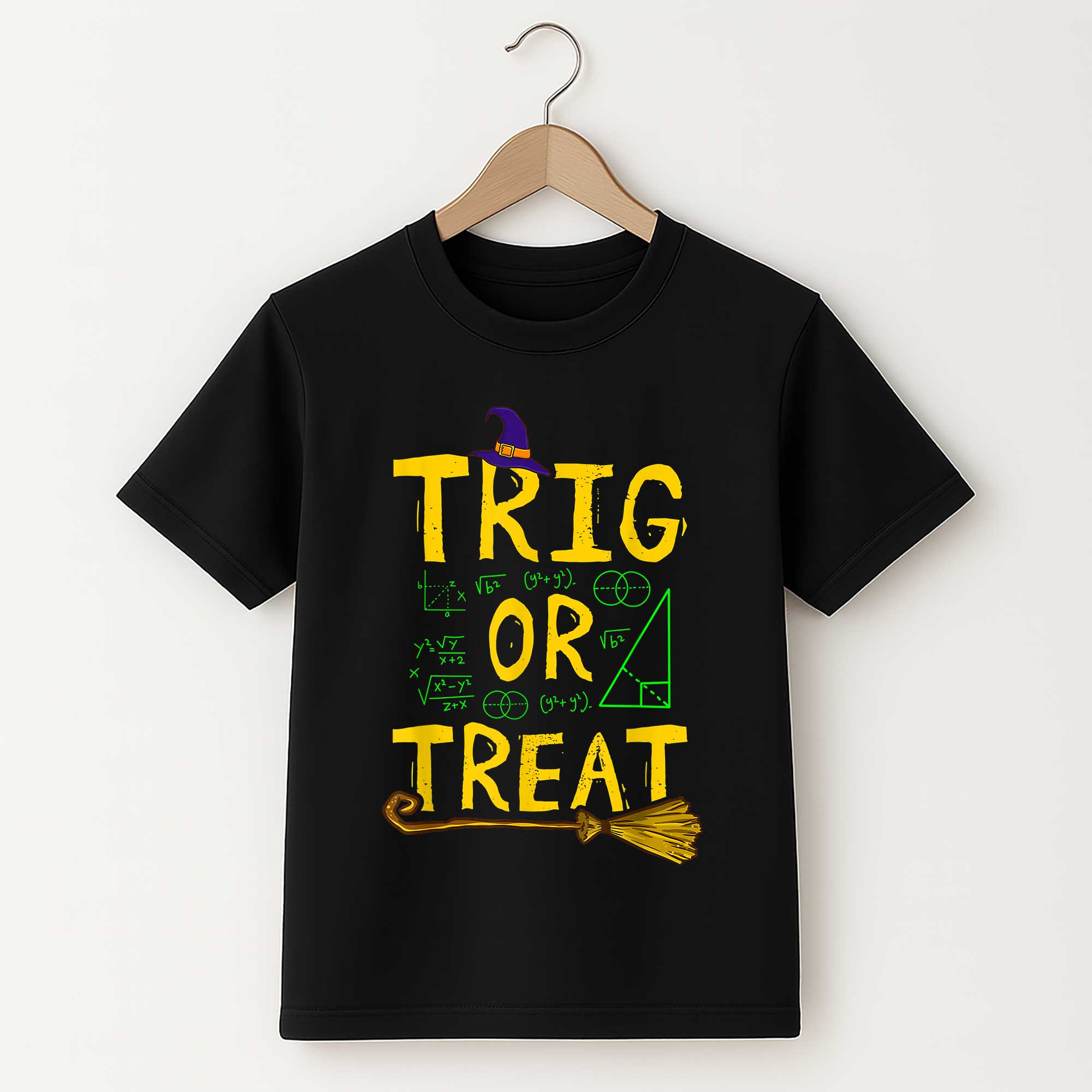 Halloween Math Tshirt – Trig or Treat Shirt for Teachers and Students