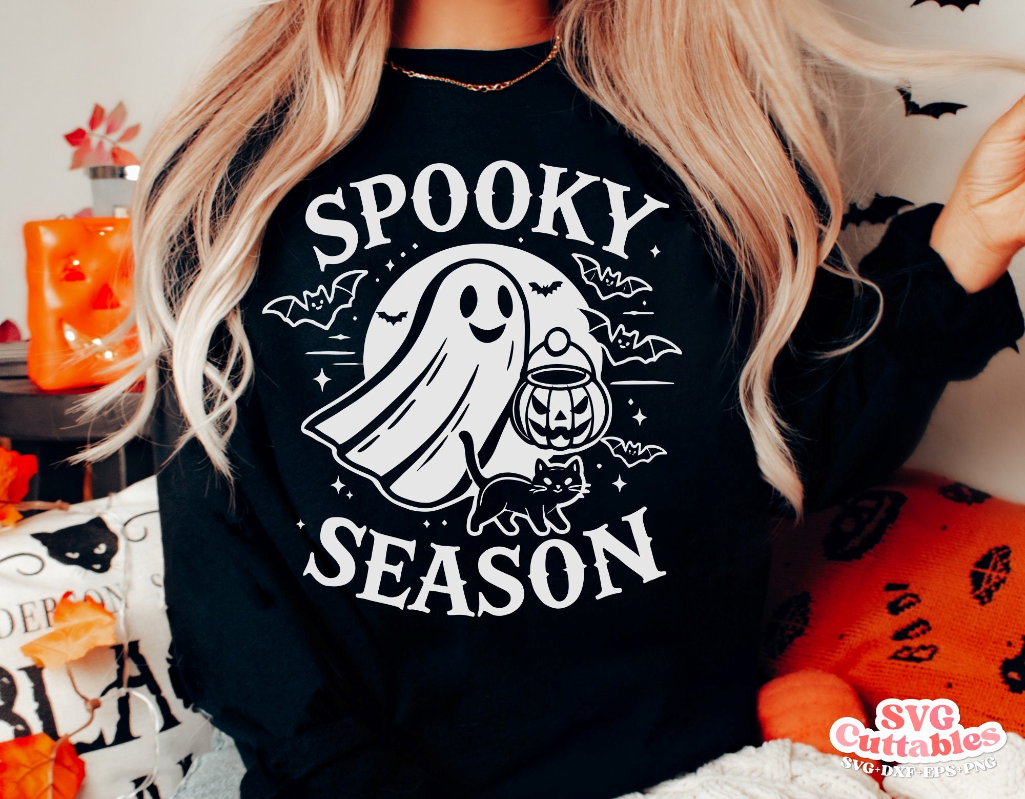 Spooky Season Halloween T-shirt Funny Spooky Graphic Tee For Halloween Party