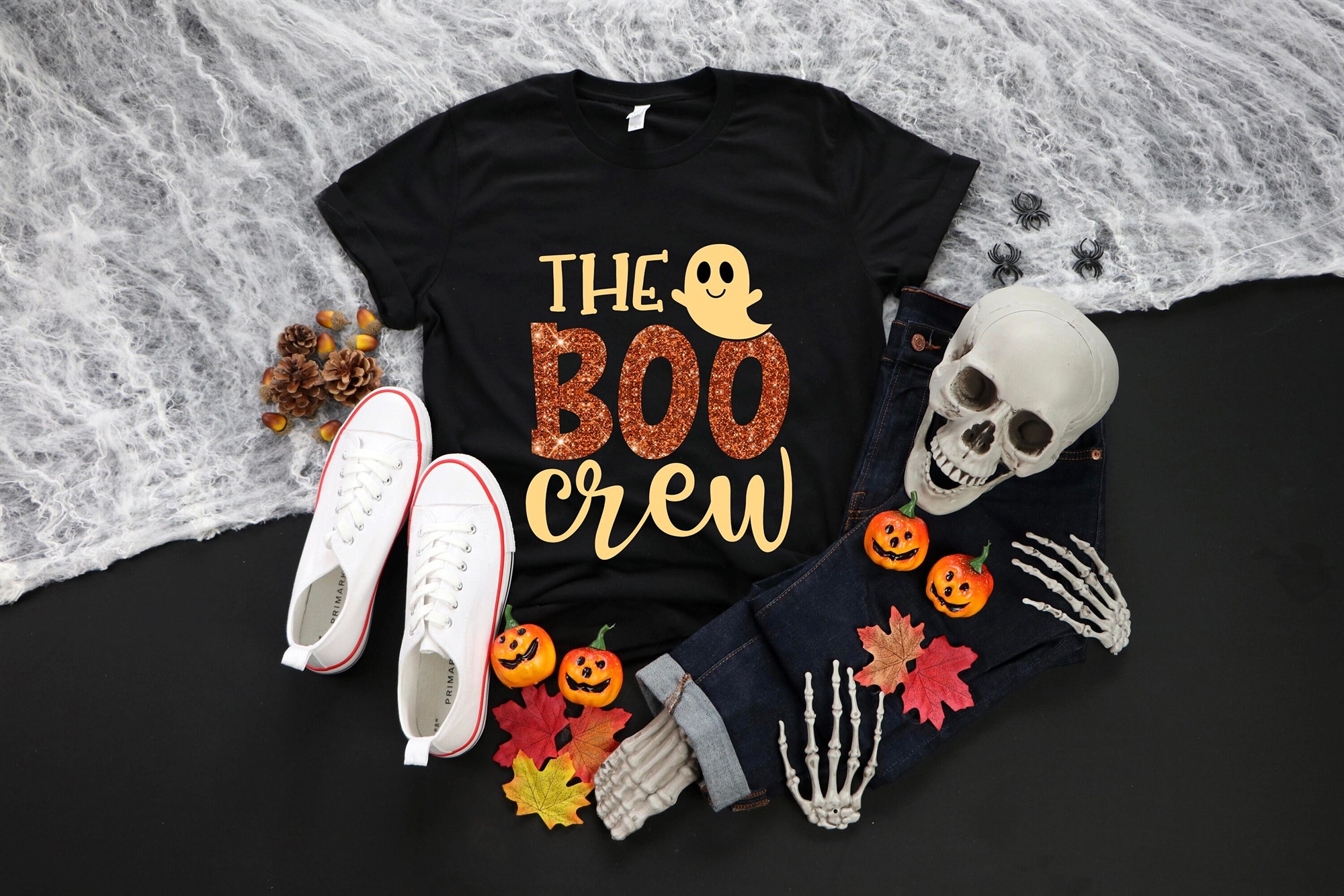 The Boo Crew Halloween T-shirt Family Matching Spooky Graphic Tee Gift