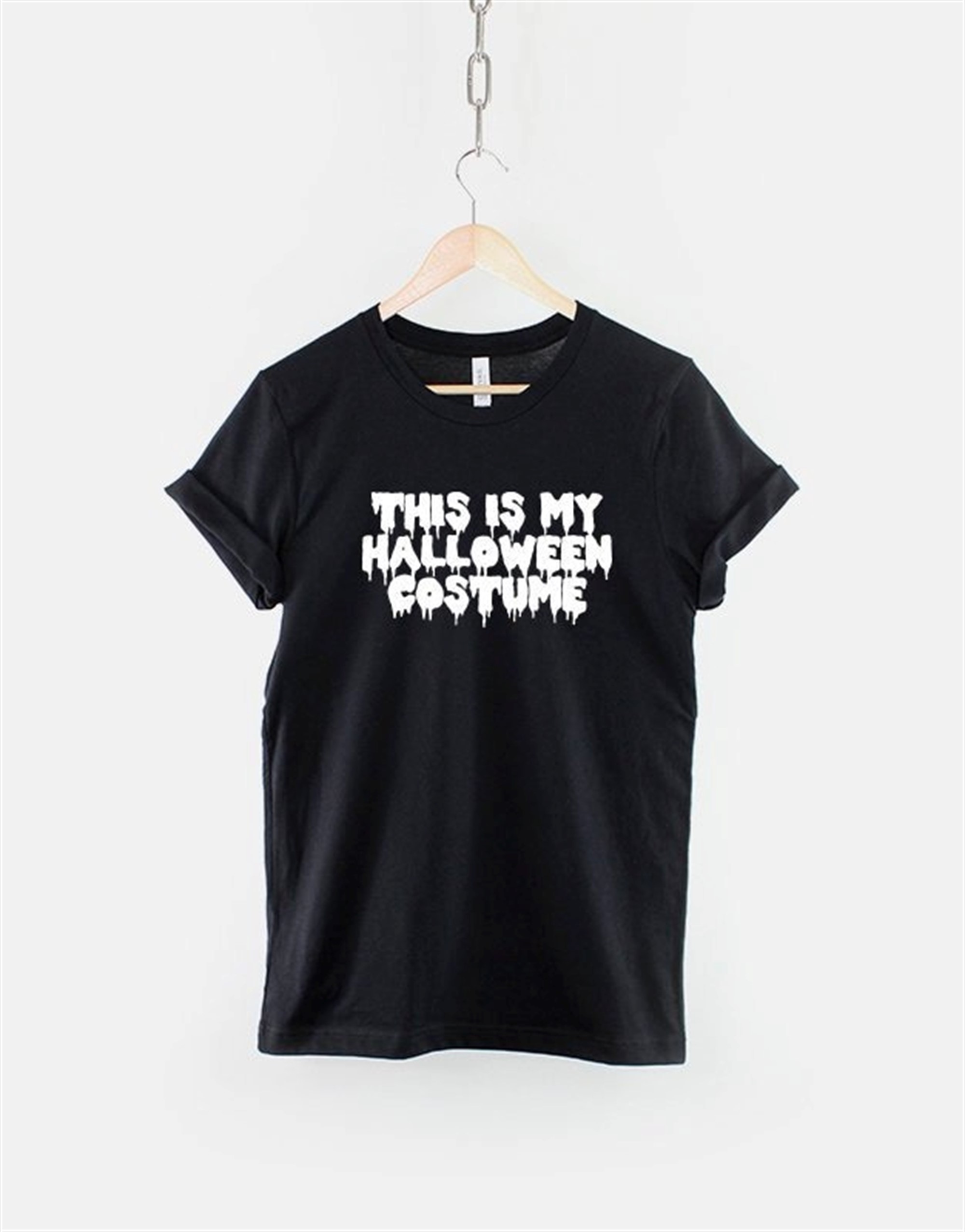 This Is My Halloween Costume T-shirt Funny Slogan Spooky Graphic Tee