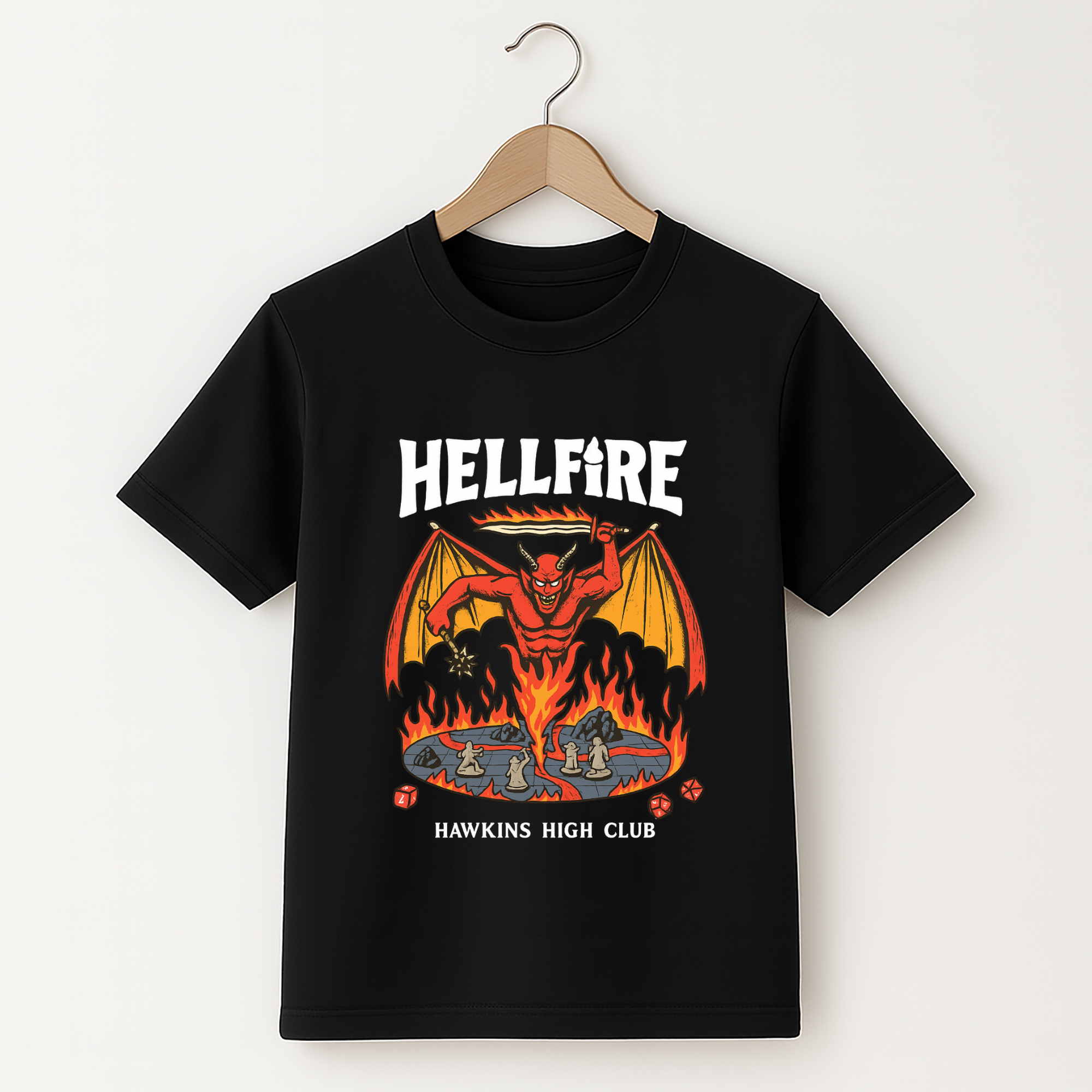 Vintage Roleplay Club T Shirt – Hawkins Style Fantasy Graphic Tee