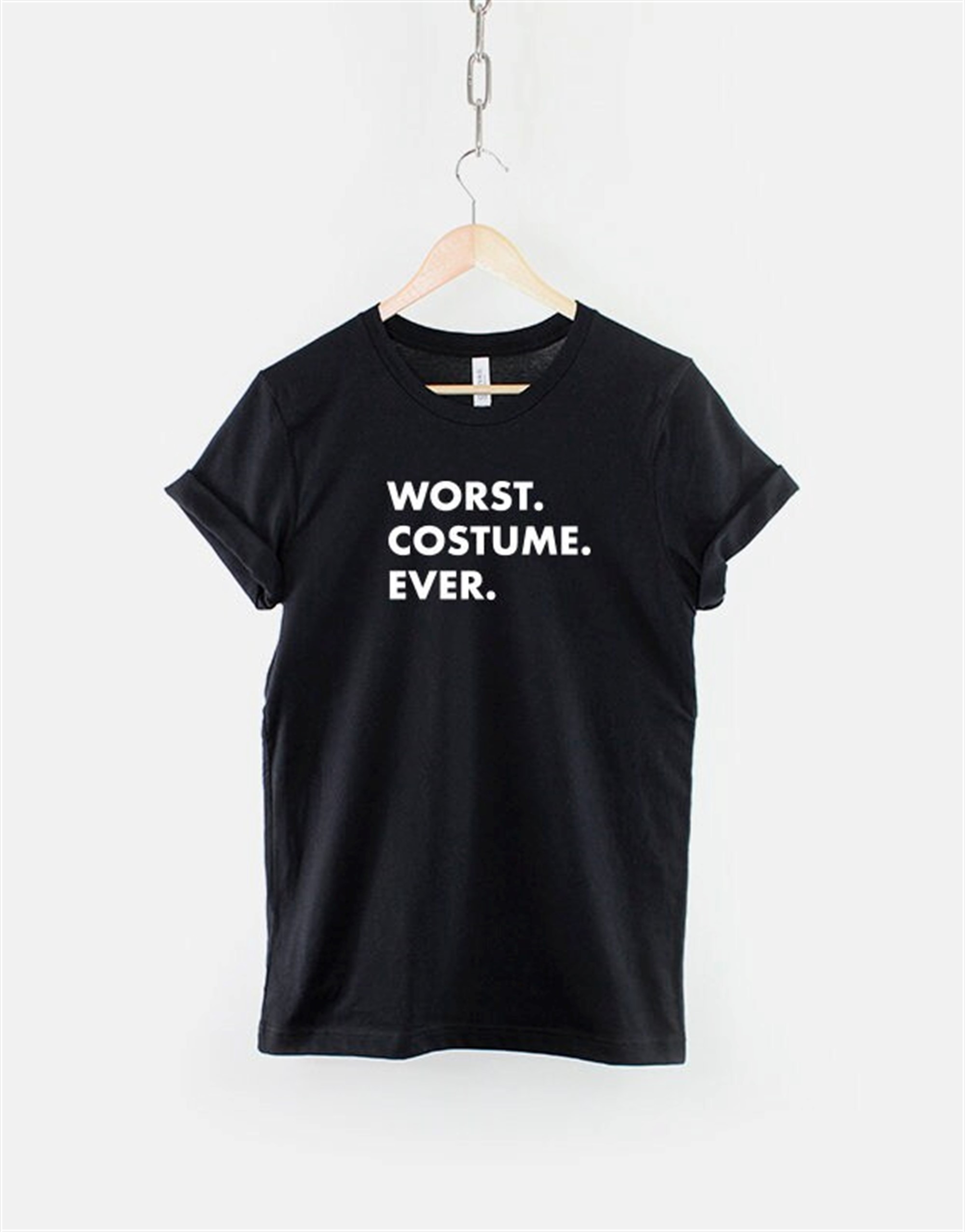 Funny Halloween Slogan T-shirt – Worst Costume Ever Graphic Tee