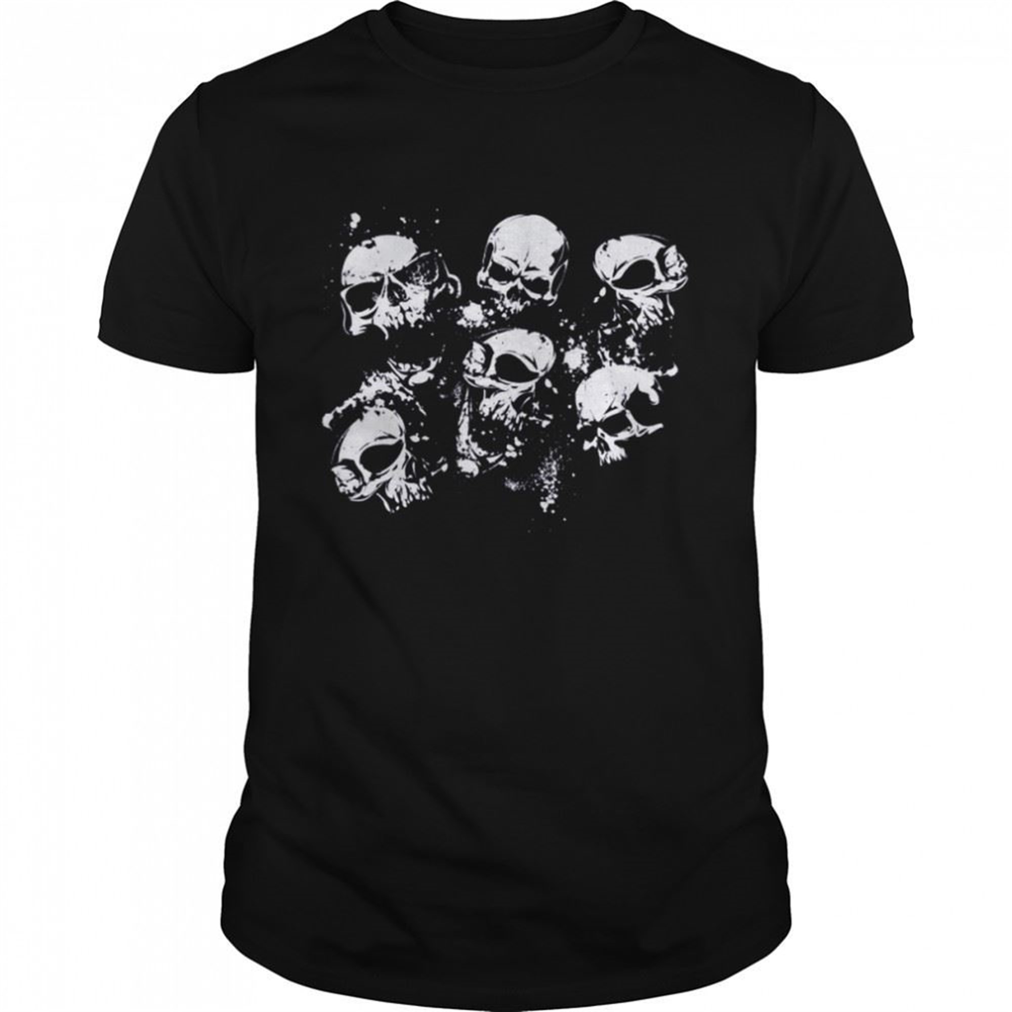 6 Skulls Halloween Shirt