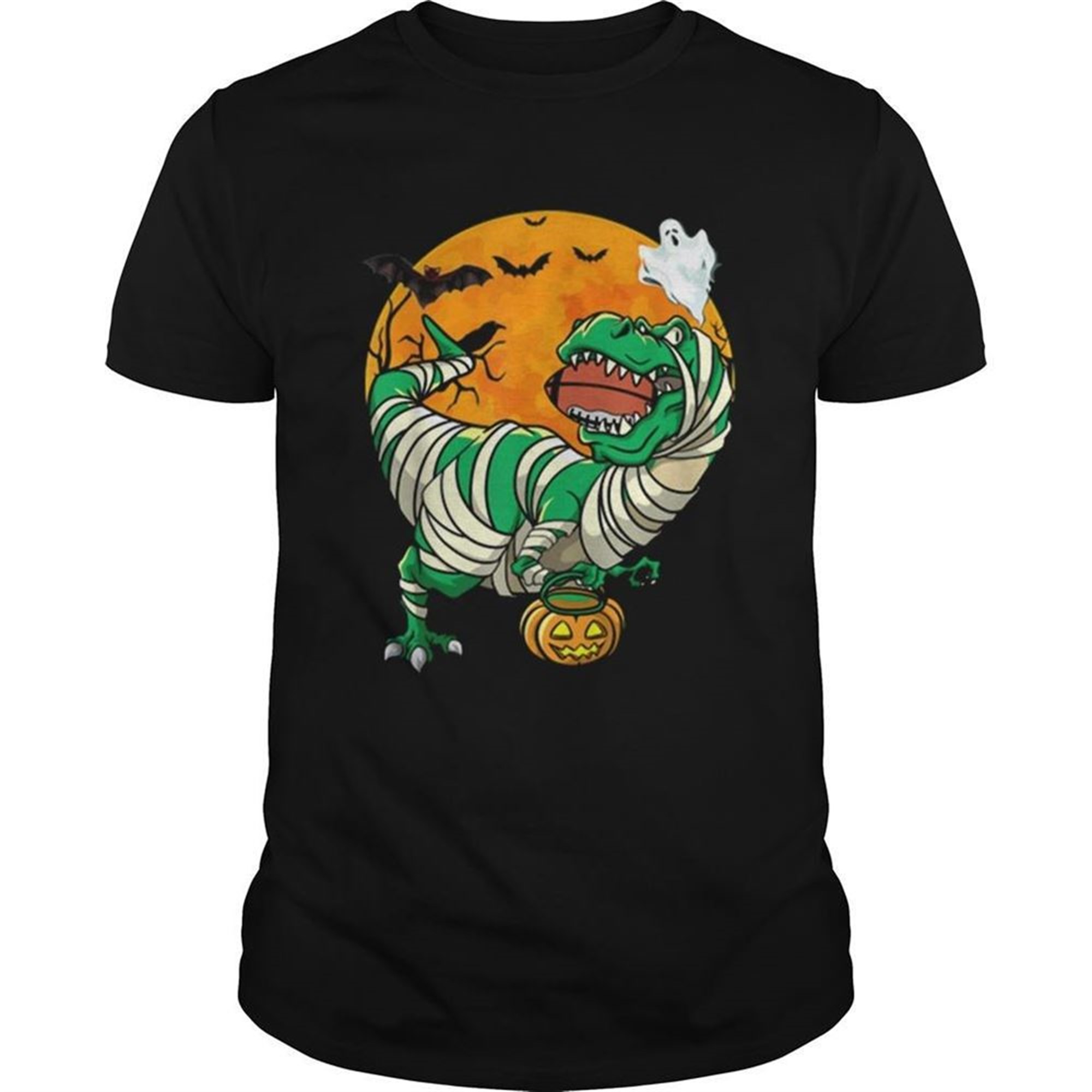 Awesome Football Player Mummy T Rex Dinosaur Halloween Costume Shirt