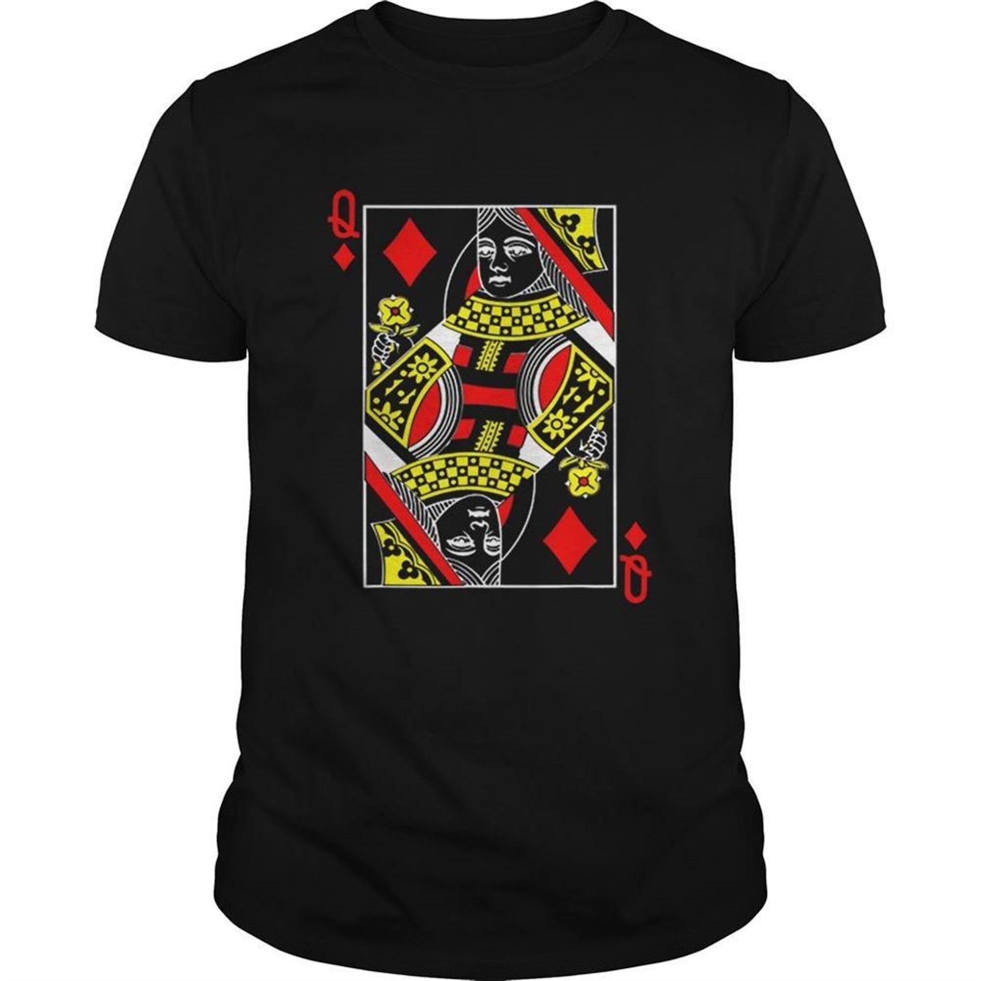 Awesome Queen Of Diamonds Cute Playing Card 2019 Halloween Shirt