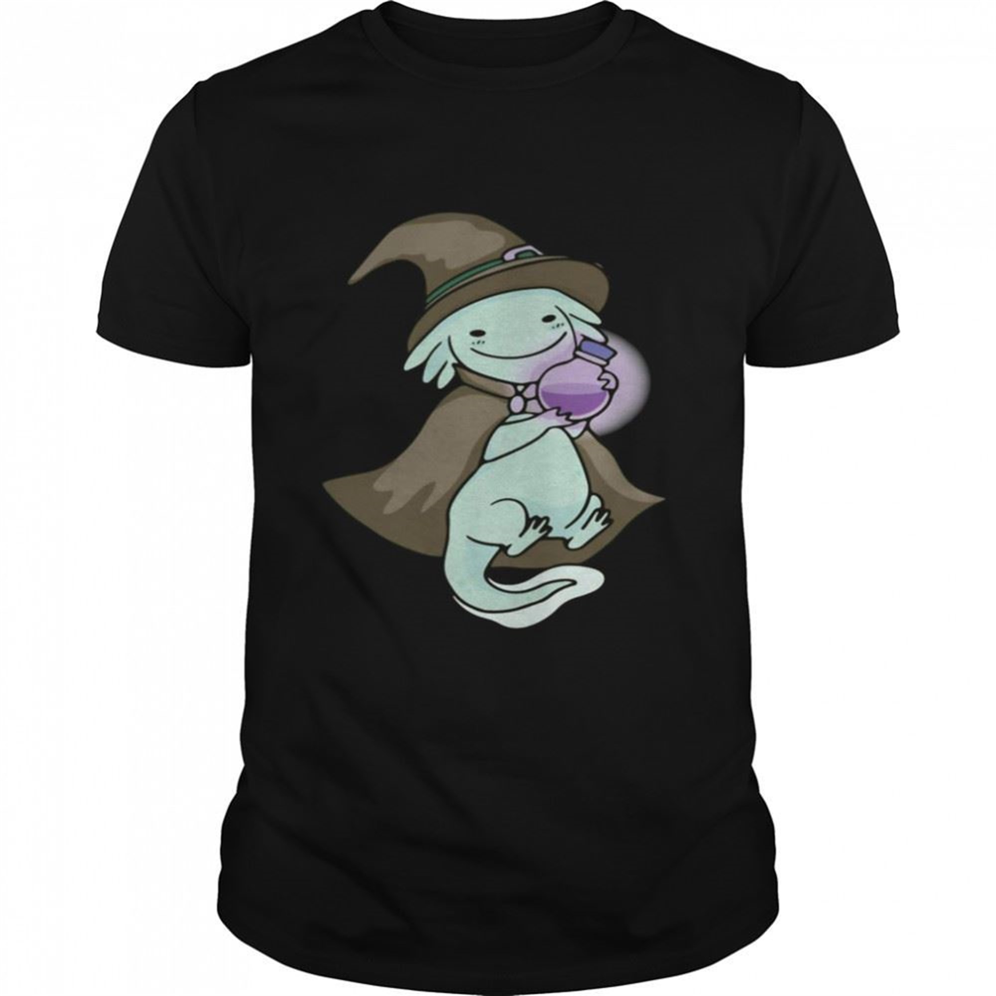 Axolotl Hexe Ses Axolotl Halloween Kostm Shirt