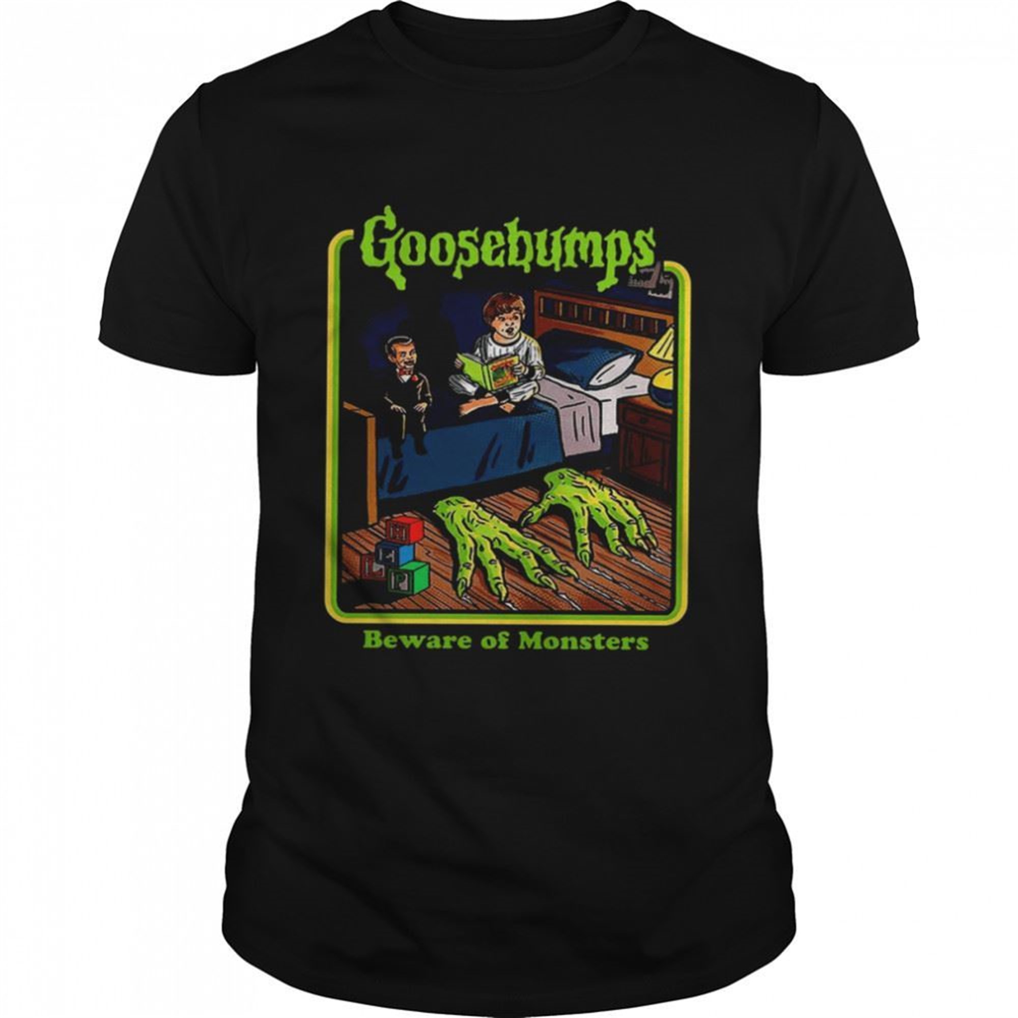 Beware Of Monsters Halloween Chiffon Top Goosebumps Series Movie Shirt