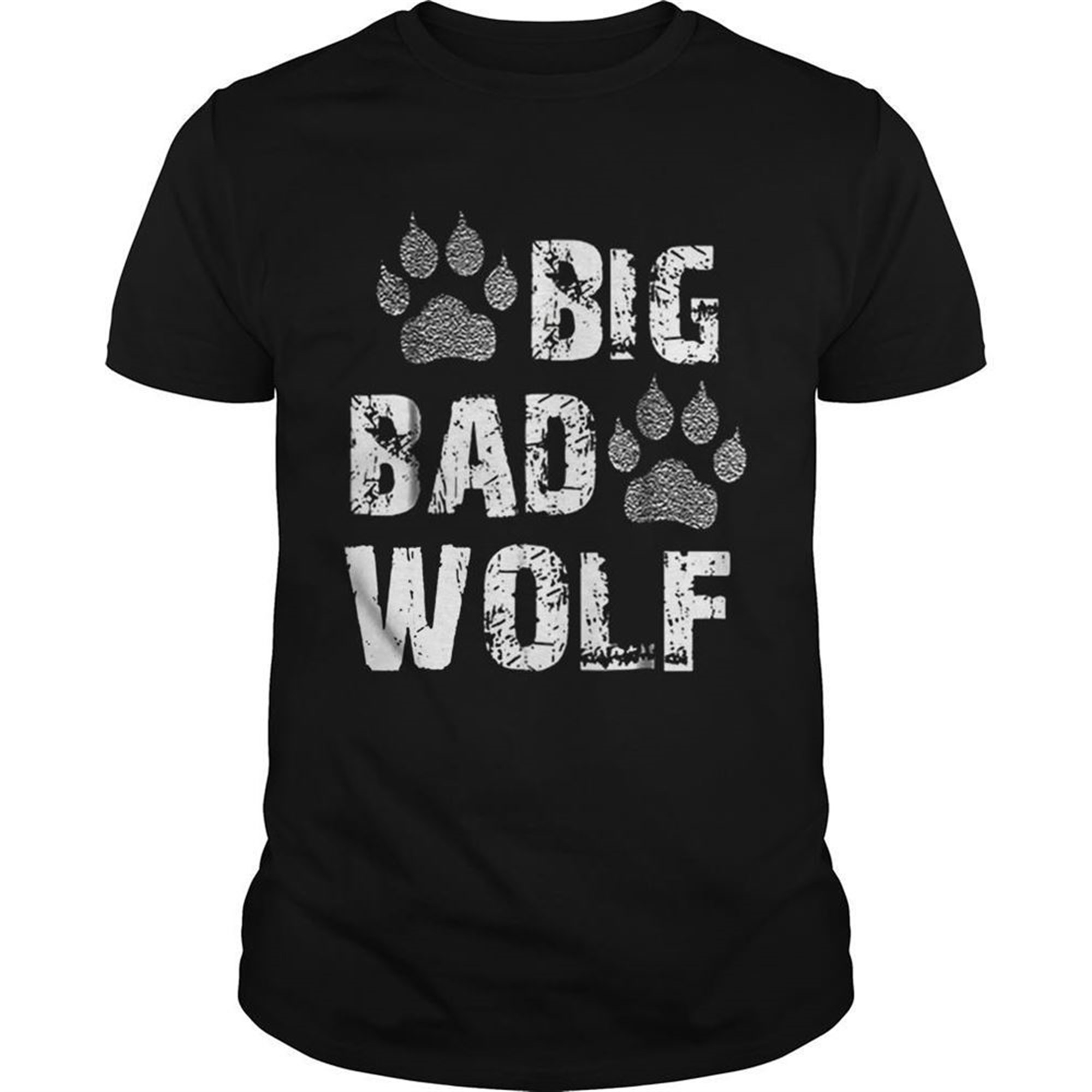Big Bad Wolf Paw Print Halloween Costume Shirt