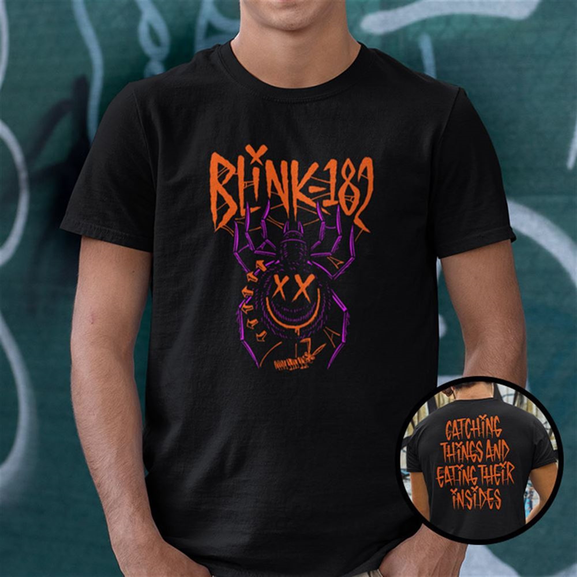 Blink 182 Halloween Shirt Catching Things And Eating Their Insides