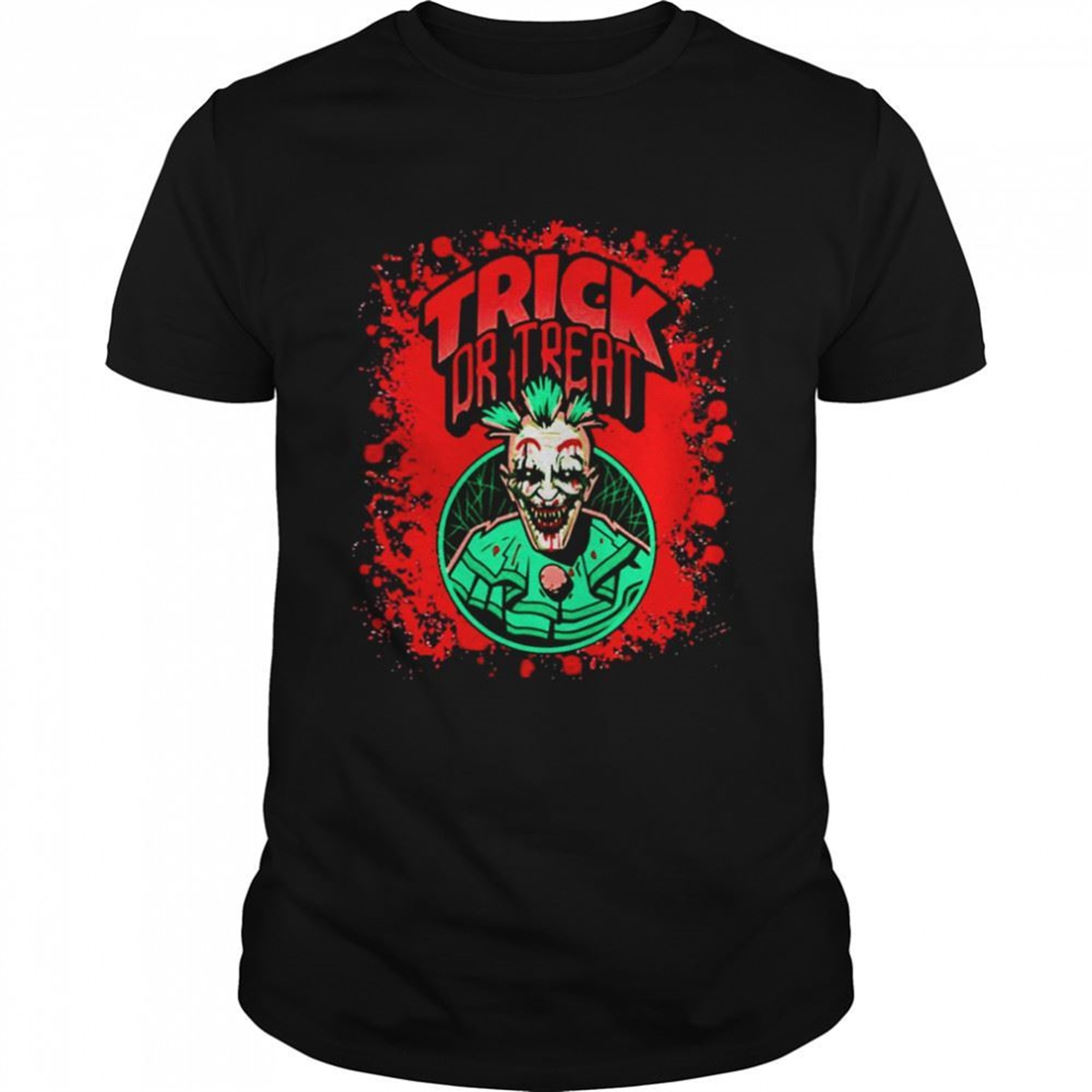 Bloody Monster Horror Trick Or Treat Zombie Scary Clown Halloween Spooky Night Shirt