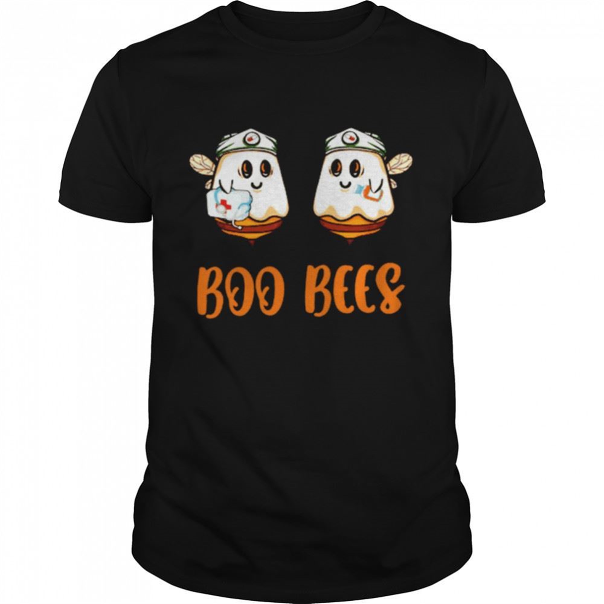 Boo Bees Nurse Ghost Halloween Matching Couples Costume Shirt