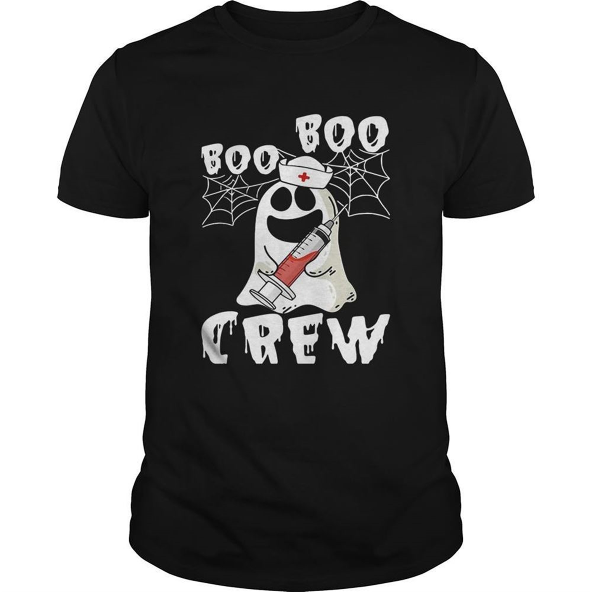 Boo Boo Crew Funny Nurse Ghost Halloween Shirt