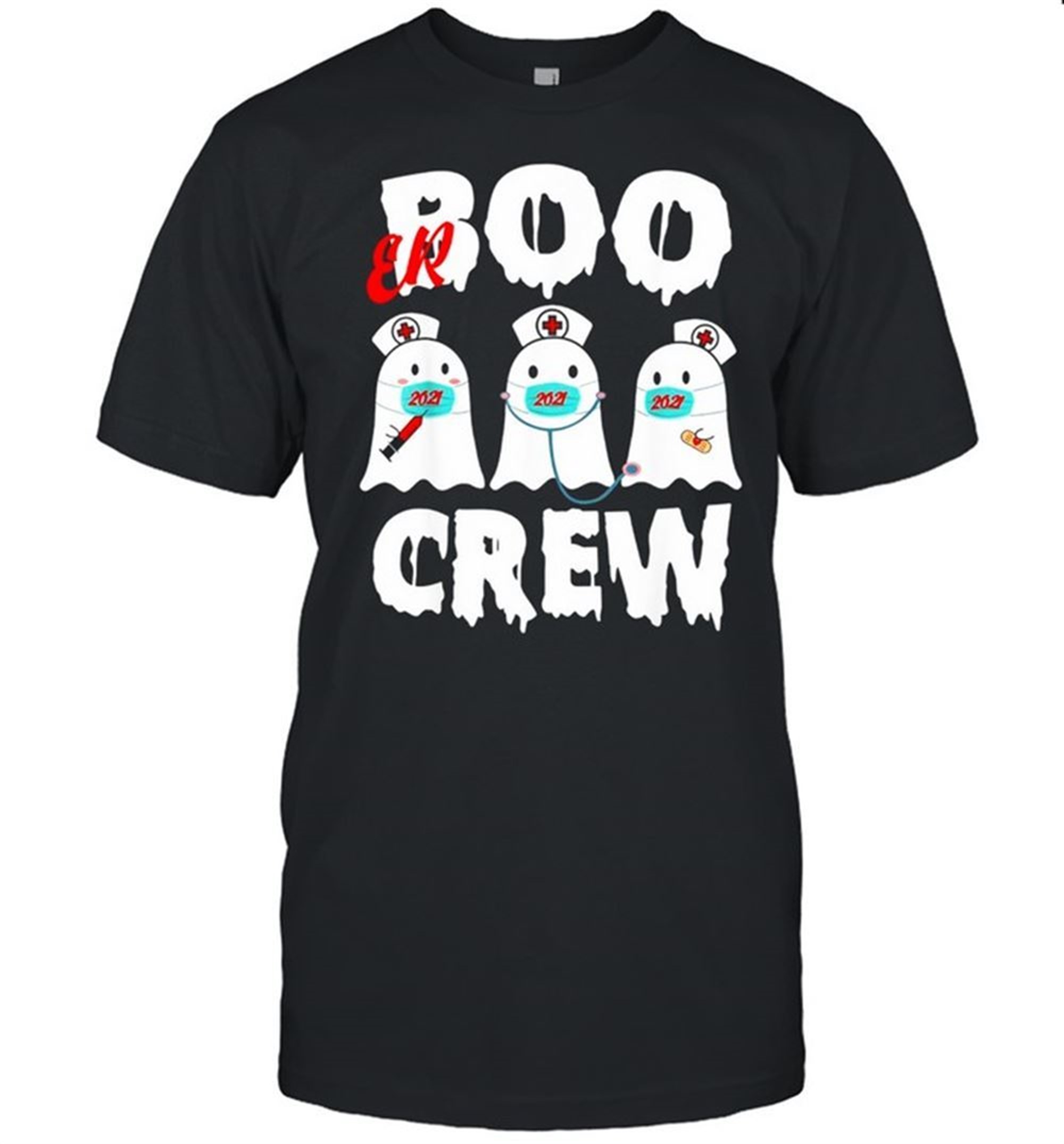 Boo Boo Crew Nurse Halloween Shirt Nurses Rn Lpn Cna Ghost Shirt