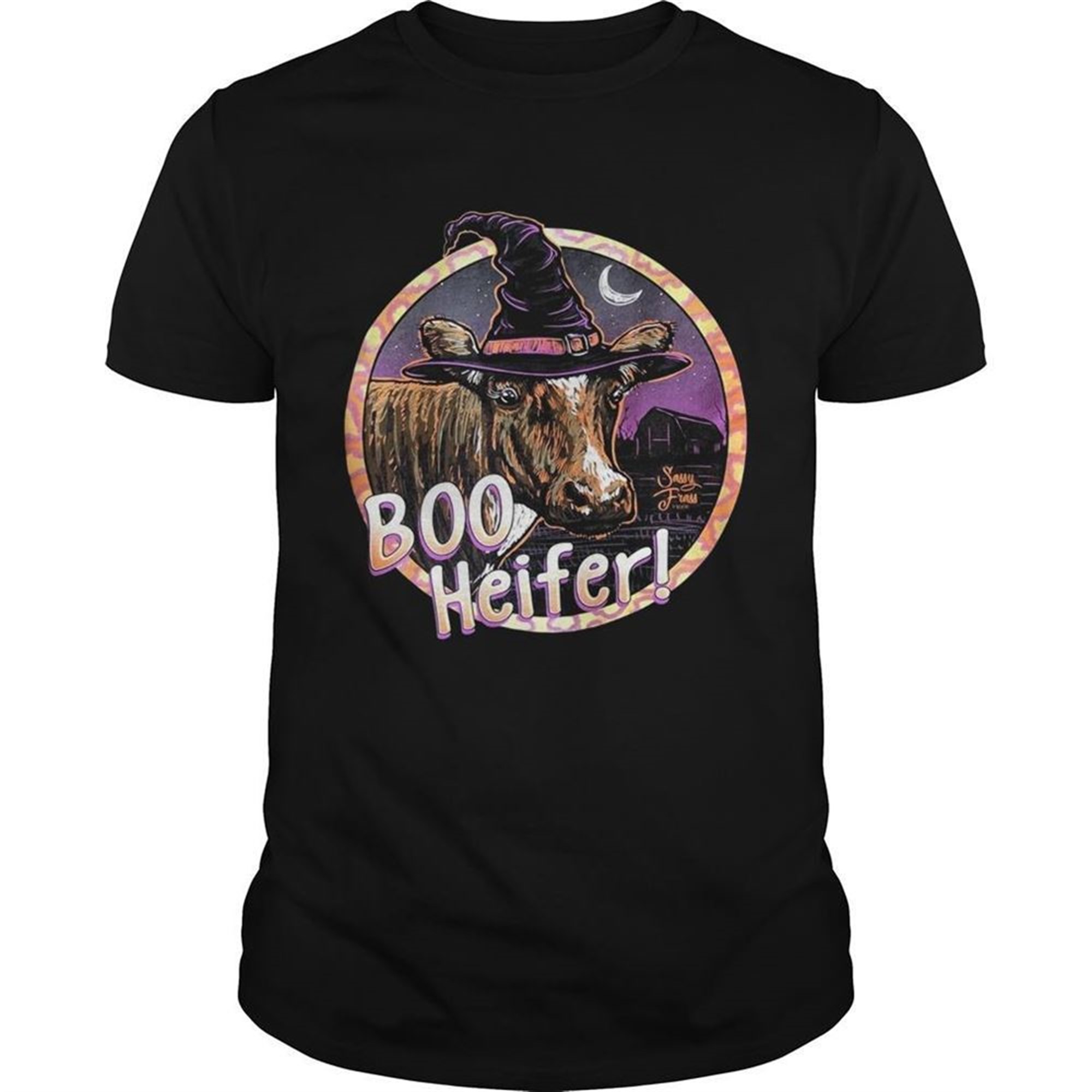 Boo Heifer Witch Halloween Shirt