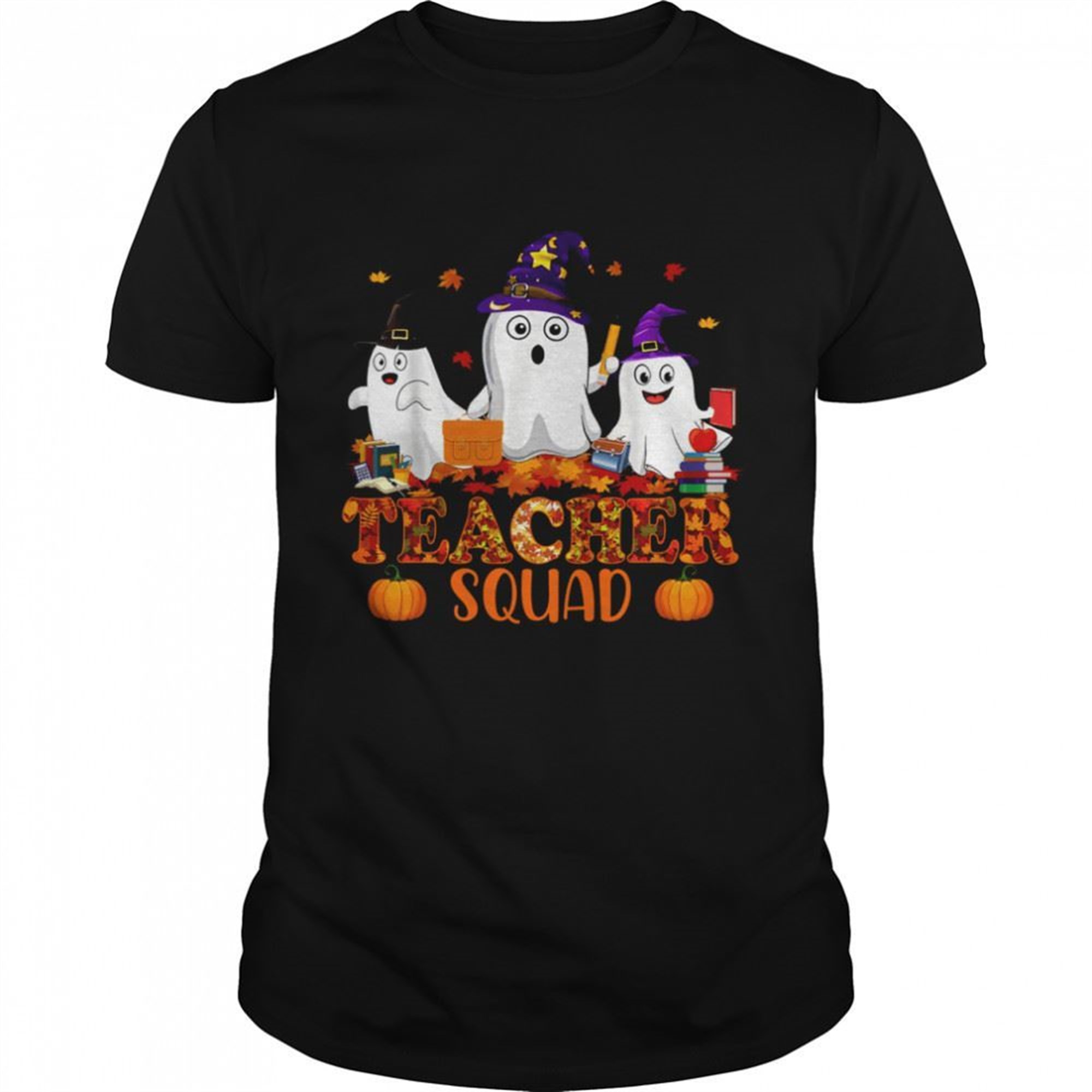 Boo Witch Teacher Squad Happy Halloween Shirt