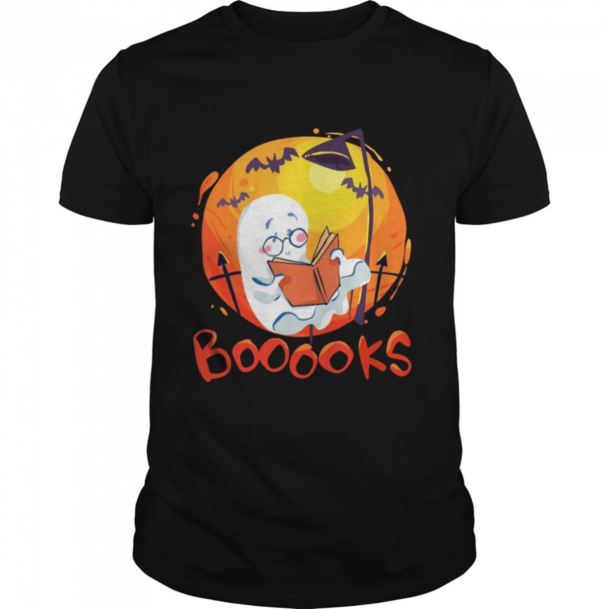 Booooks Boo Books Halloween Shirt