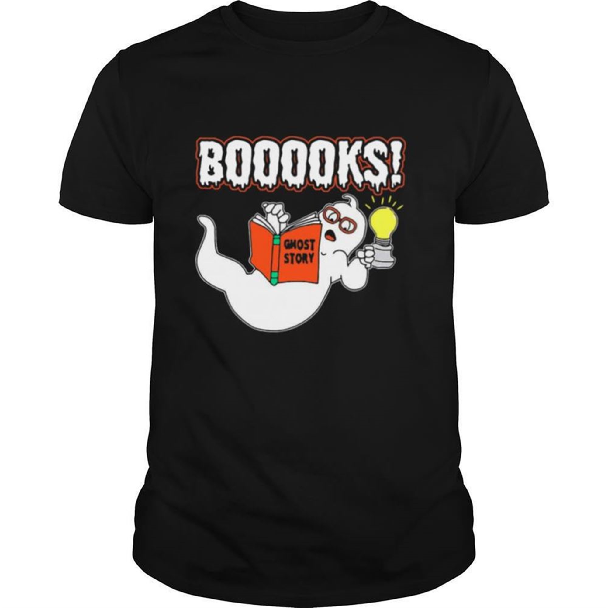 Booooks Ghost Story Halloween Shirt