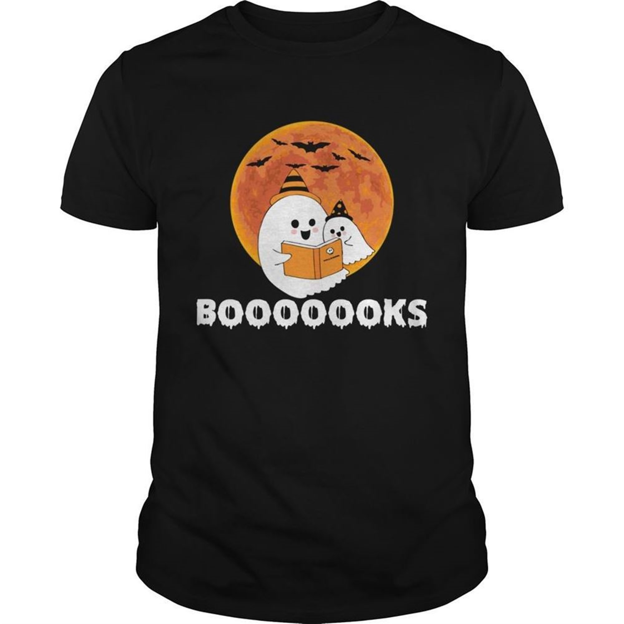 Booooooks Shirt Boo Read Books Halloween Tshirt