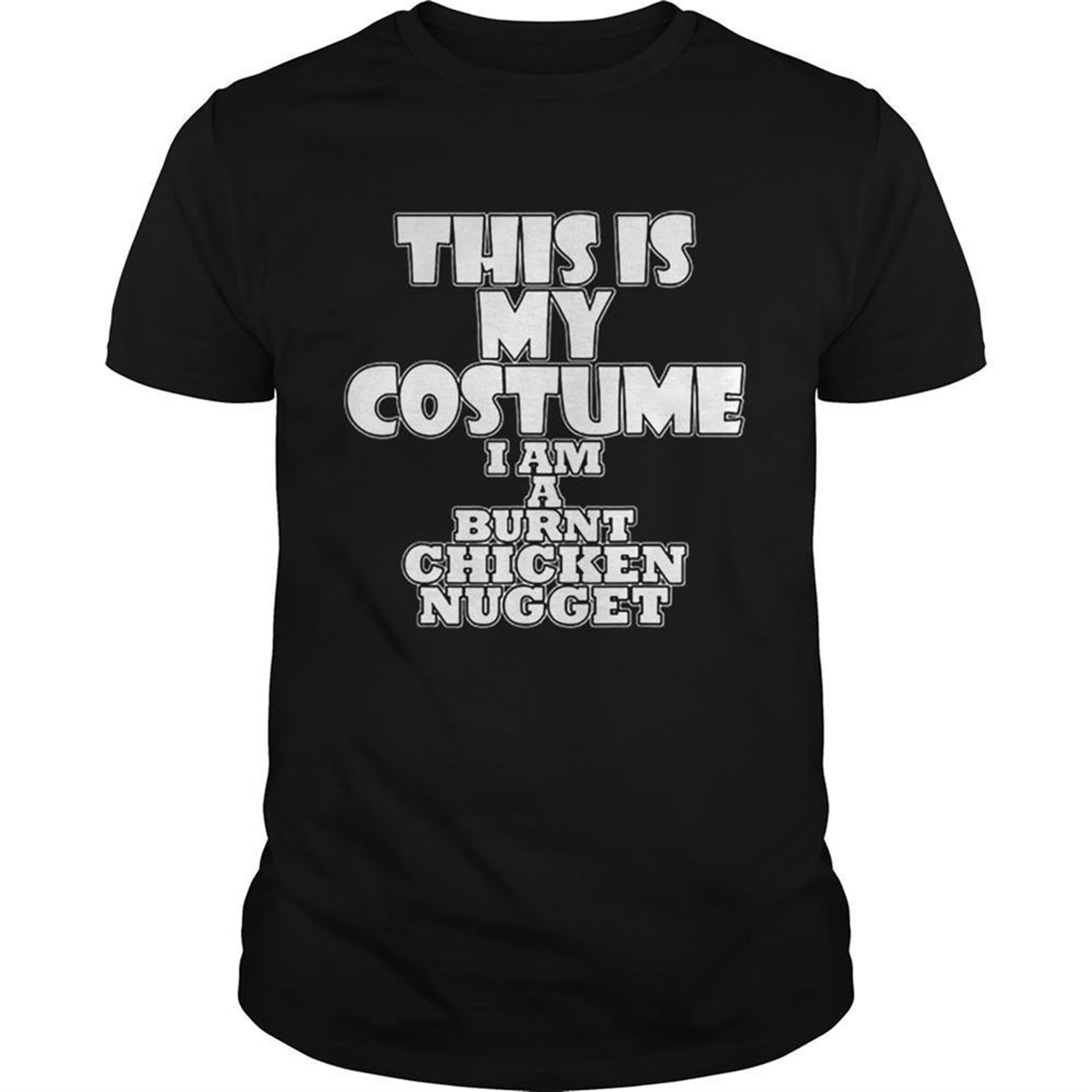 Burnt Chicken Nugget Funny Halloween Costume Idea Shirt