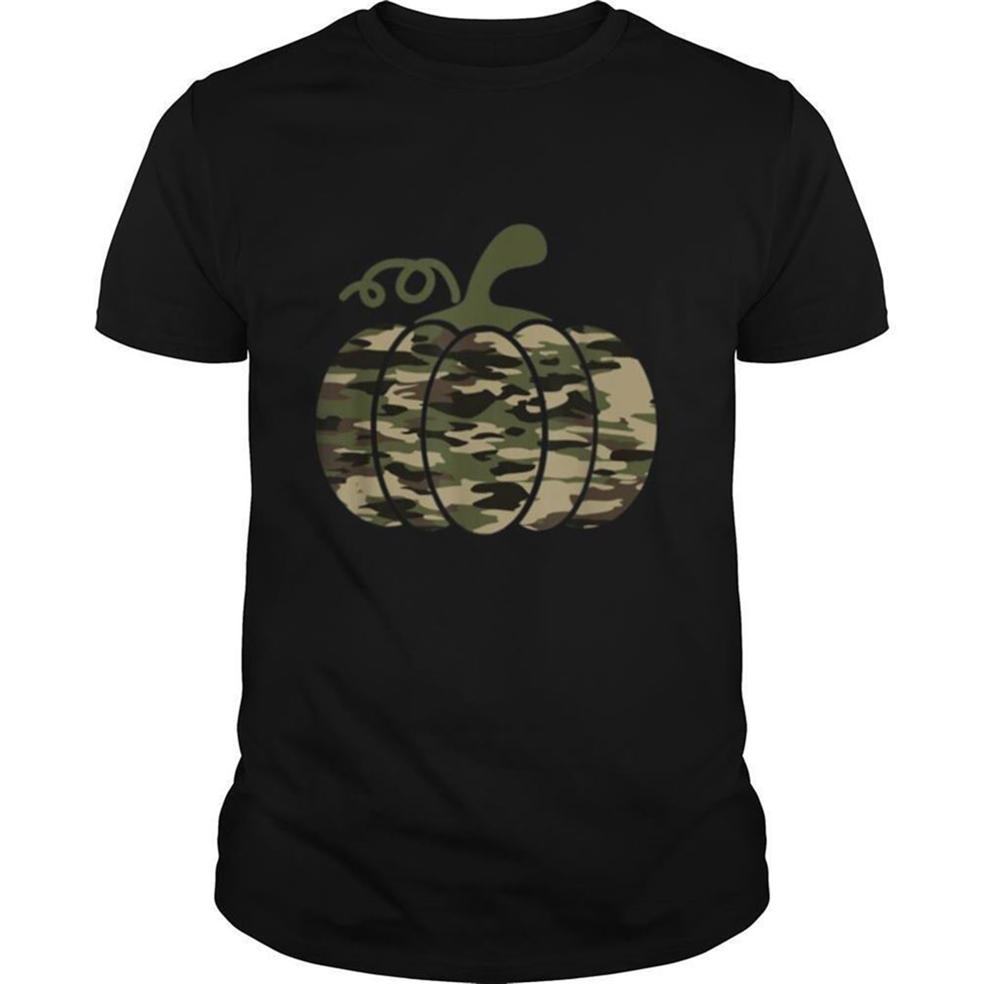 Camo Pumpkin Military Tactical Halloween Costume Lazy Easy Shirt