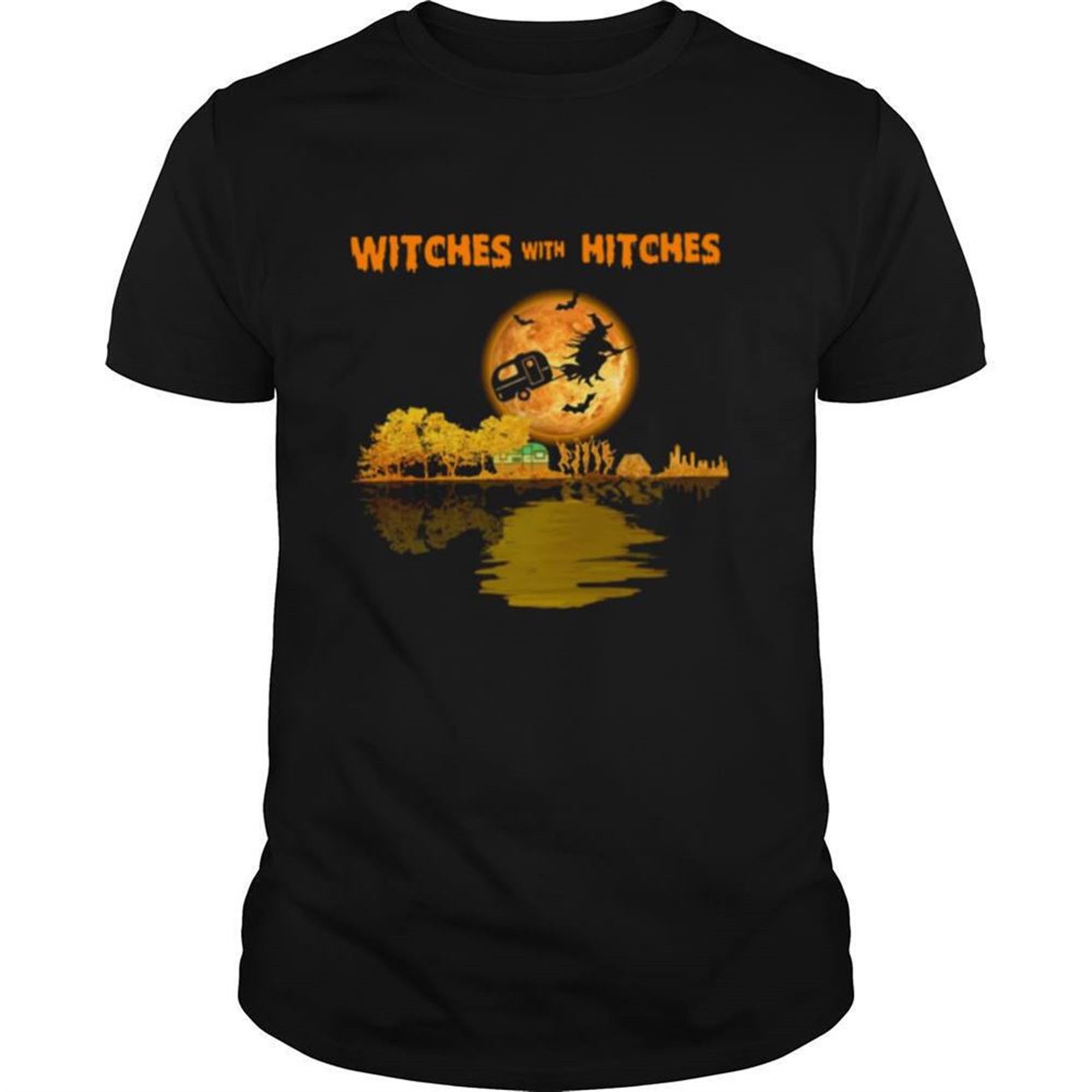 Camping Witches With Hitches Halloween Shirt