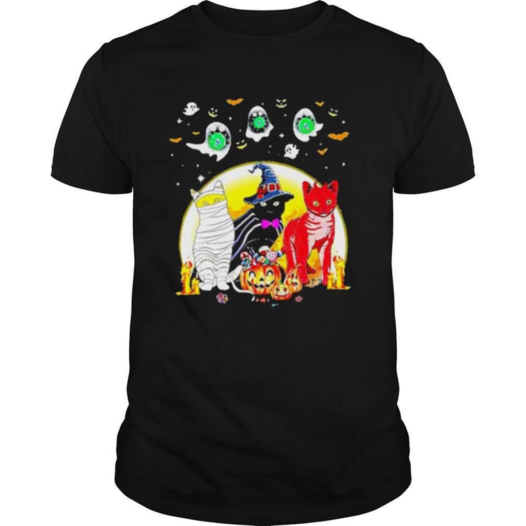 Cat Costume Happy Halloween Shirt