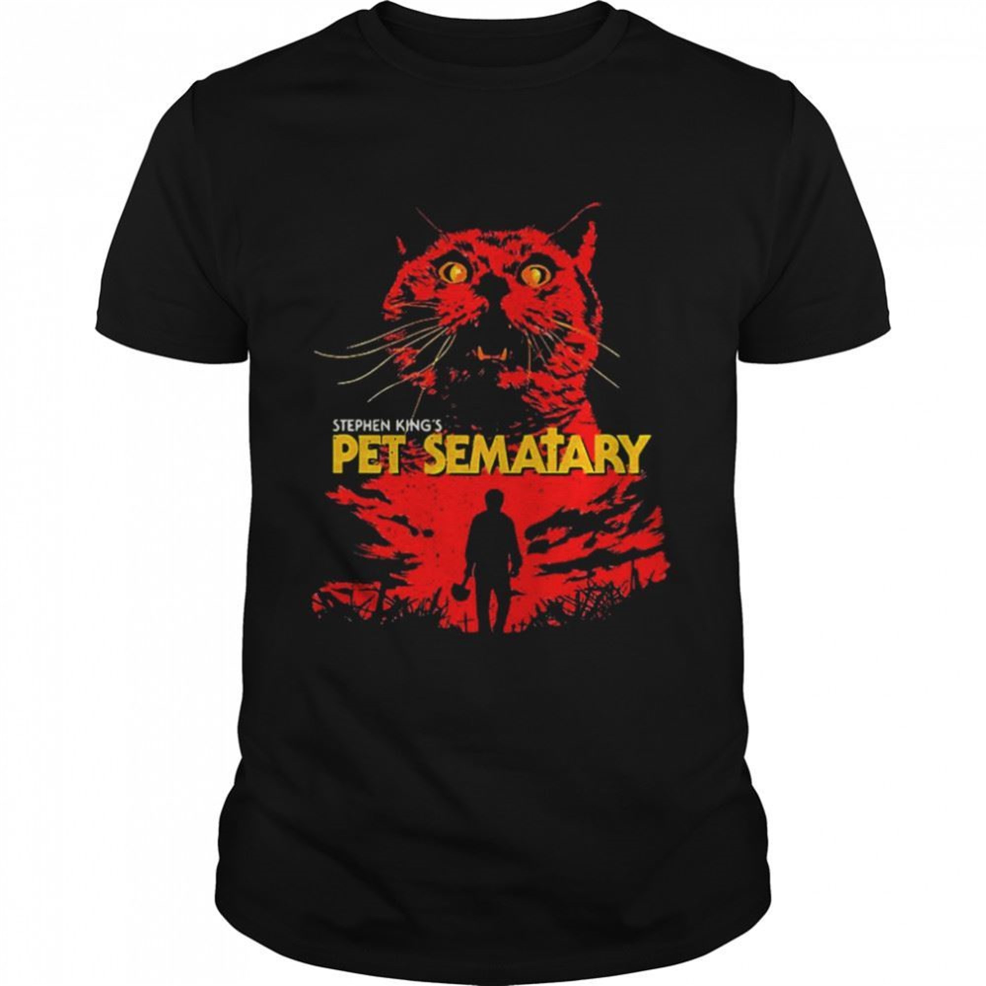 Cat Stephen Kings Pet Sematary Scary Movies Halloween T-shirt