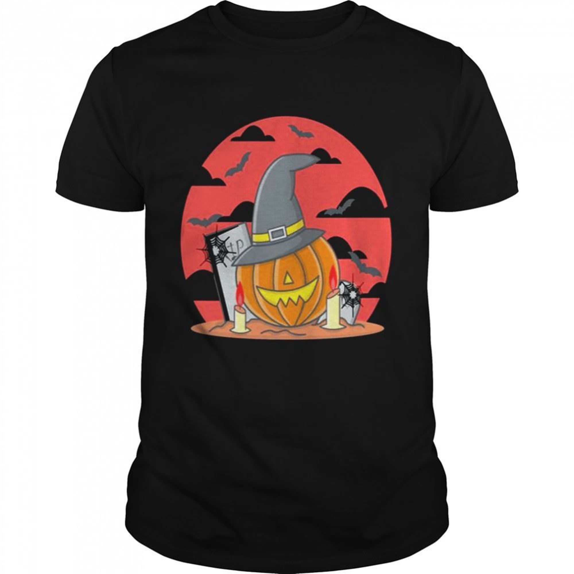 Cemetery Pumpkin Halloween Shirt