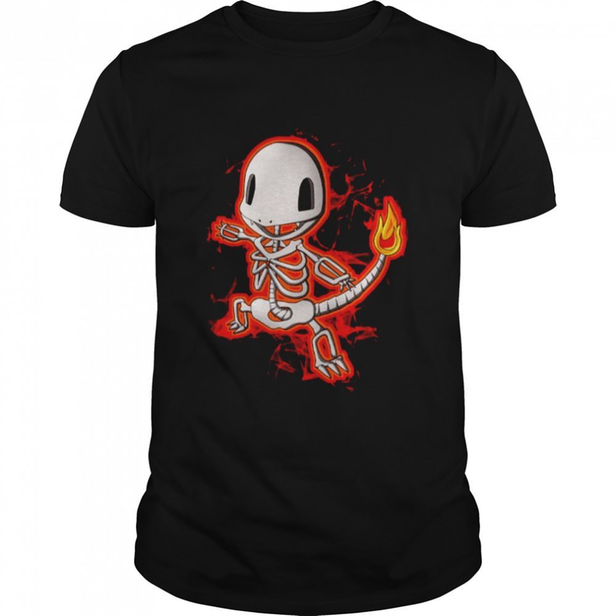 Charmander Skeleton Halloween Shirt