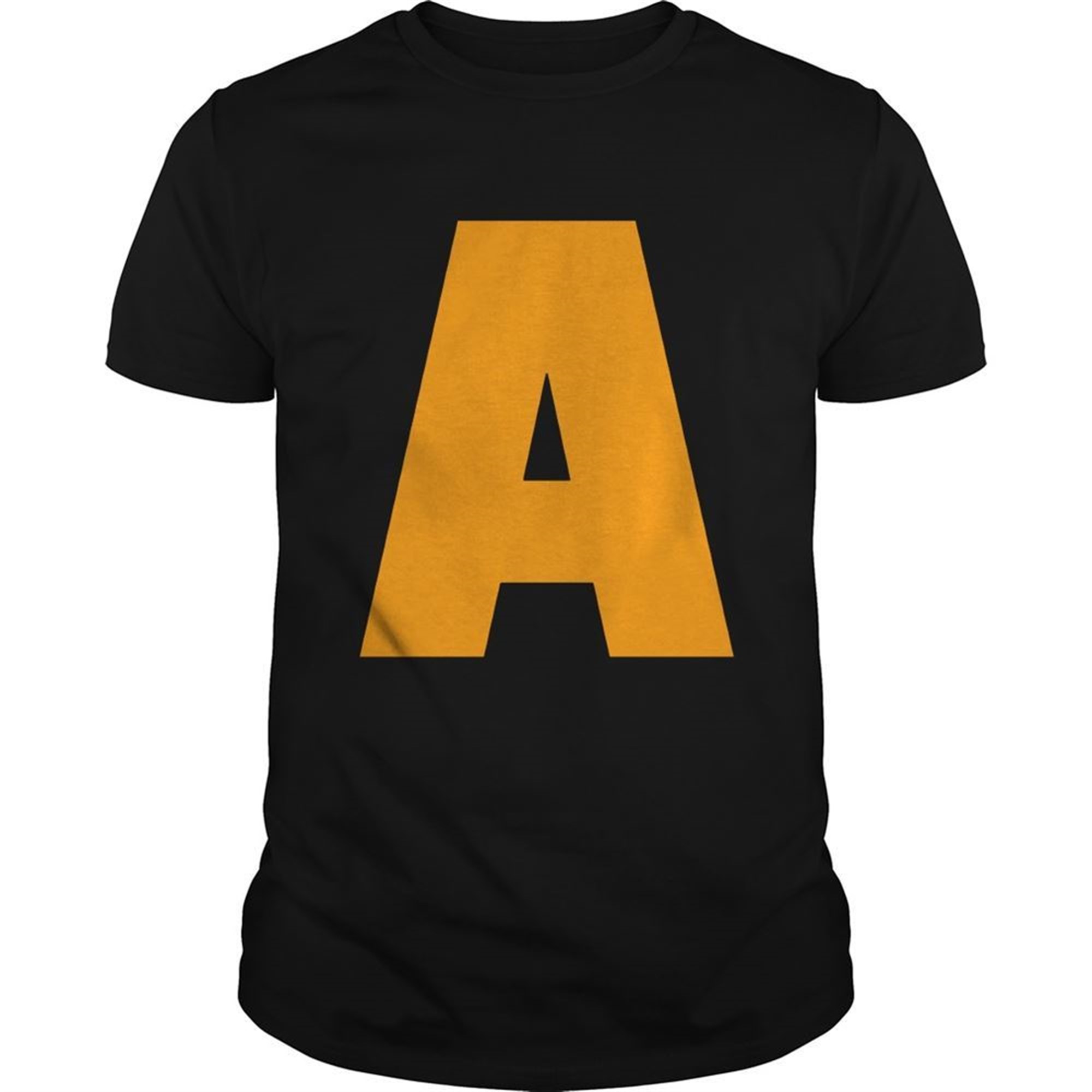 Chipmunk Halloween Costume Shirt Letter A Costume T Shirt
