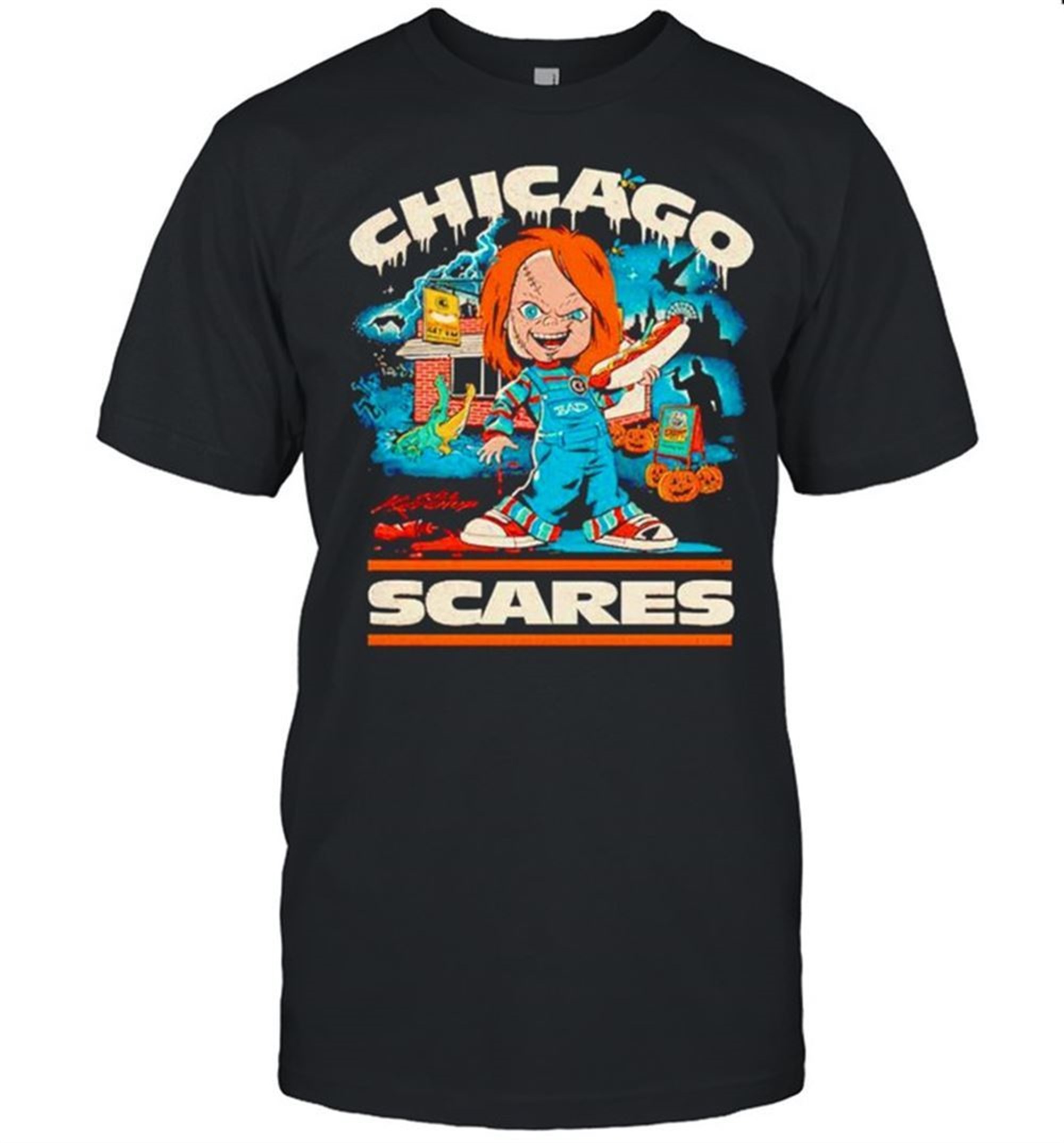 Chucky Chicago Scares Halloween Shirt