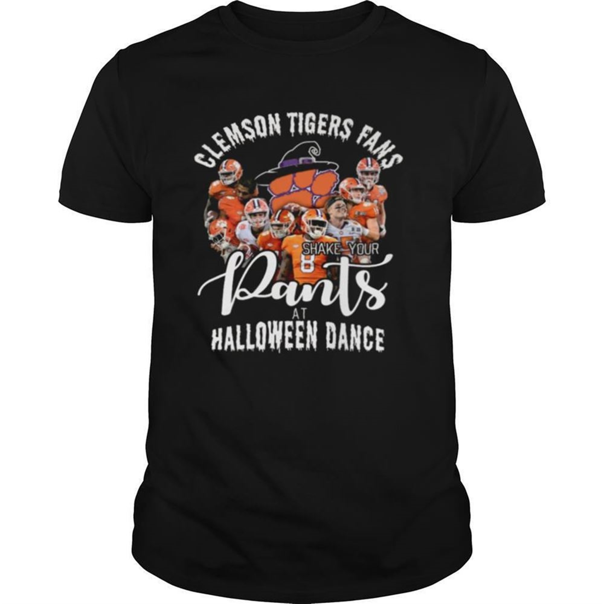 Clemson Tigers Fans Shake Your Pants At Halloween Dance Shirt
