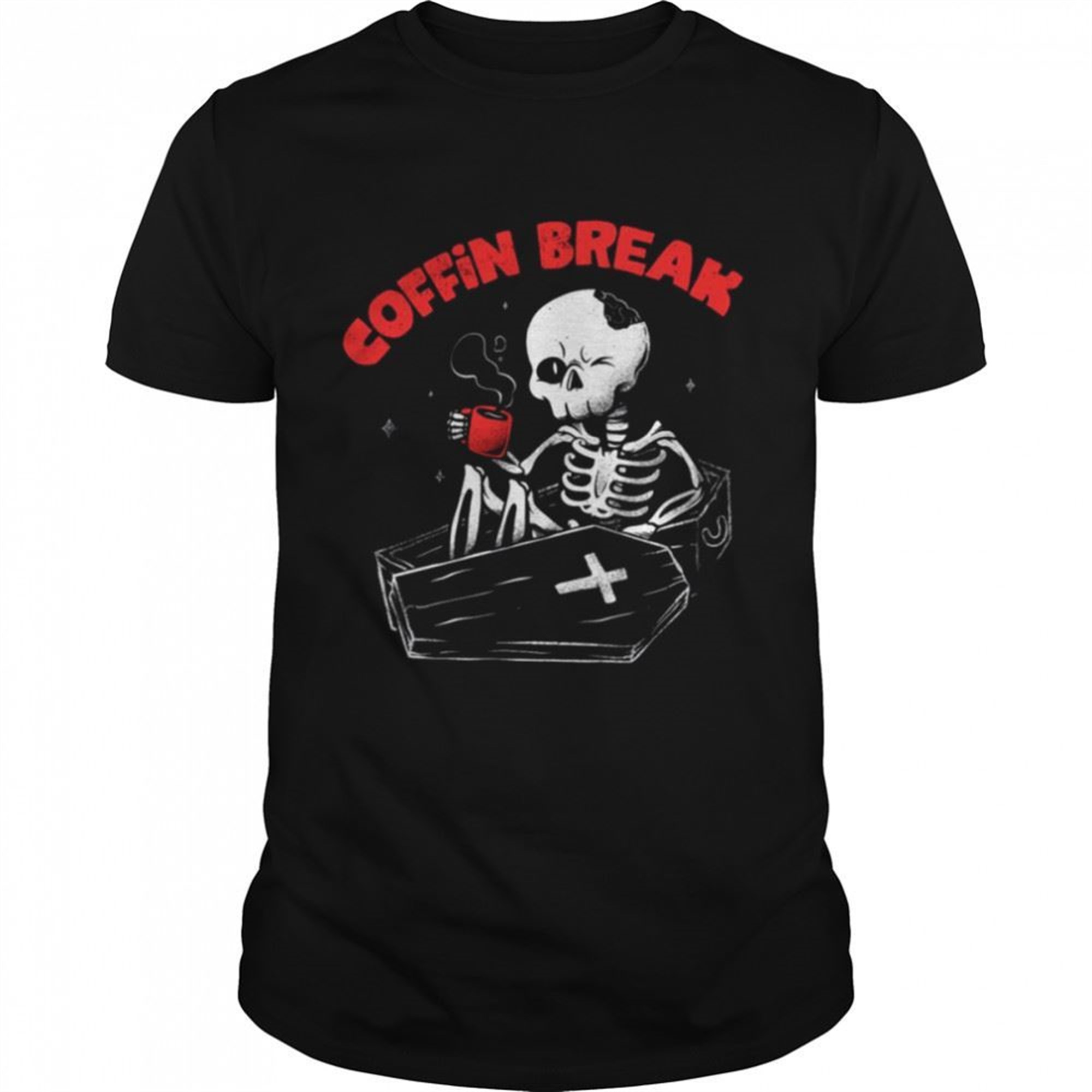 Coffin Break Skeleton Halloween Shirt