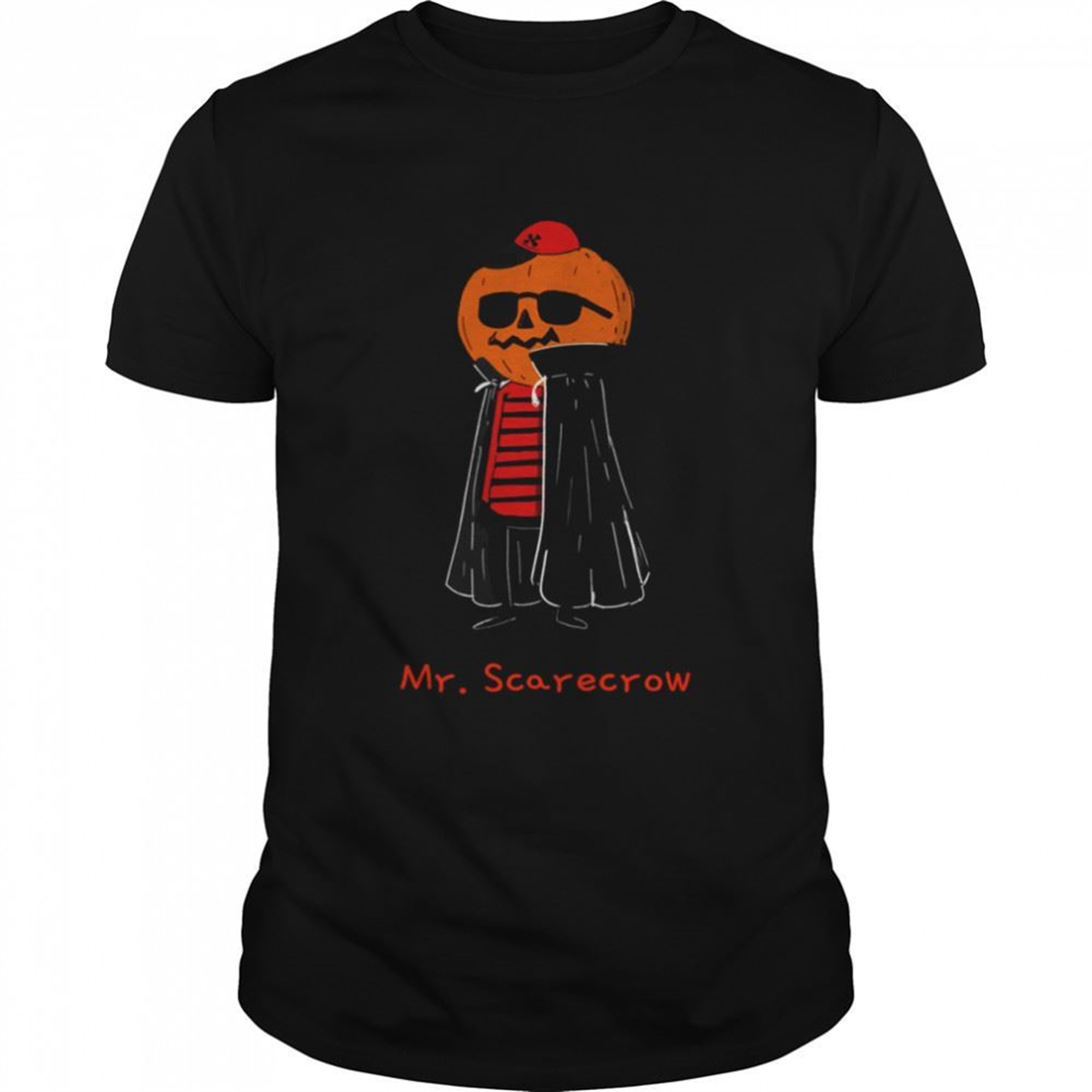 Cool Pumpkin Mr Scarecrow Halloween Shirt