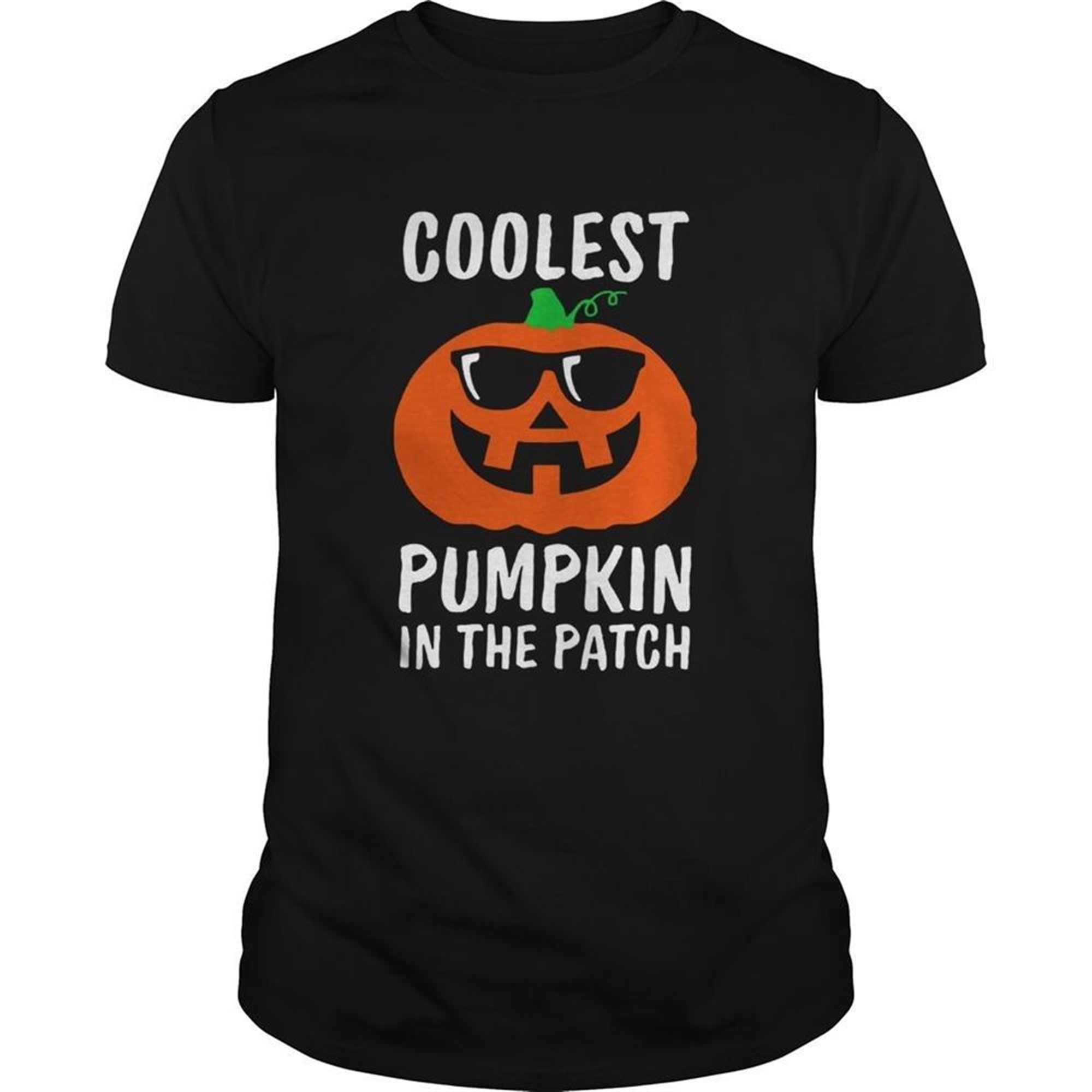 Coolest Pumpkin In The Patch Halloween Costume Boys Girls Tshirt