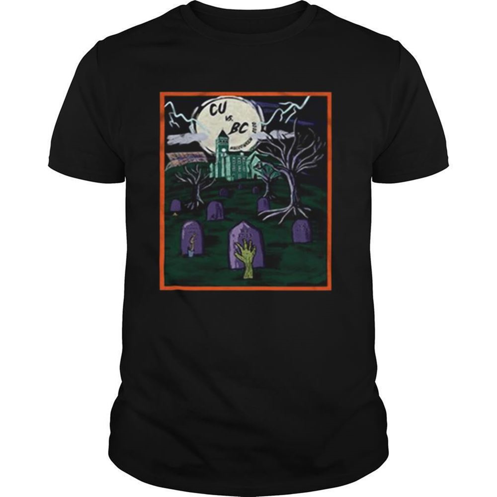Cu Vs Bc Tigers Halloween Shirt