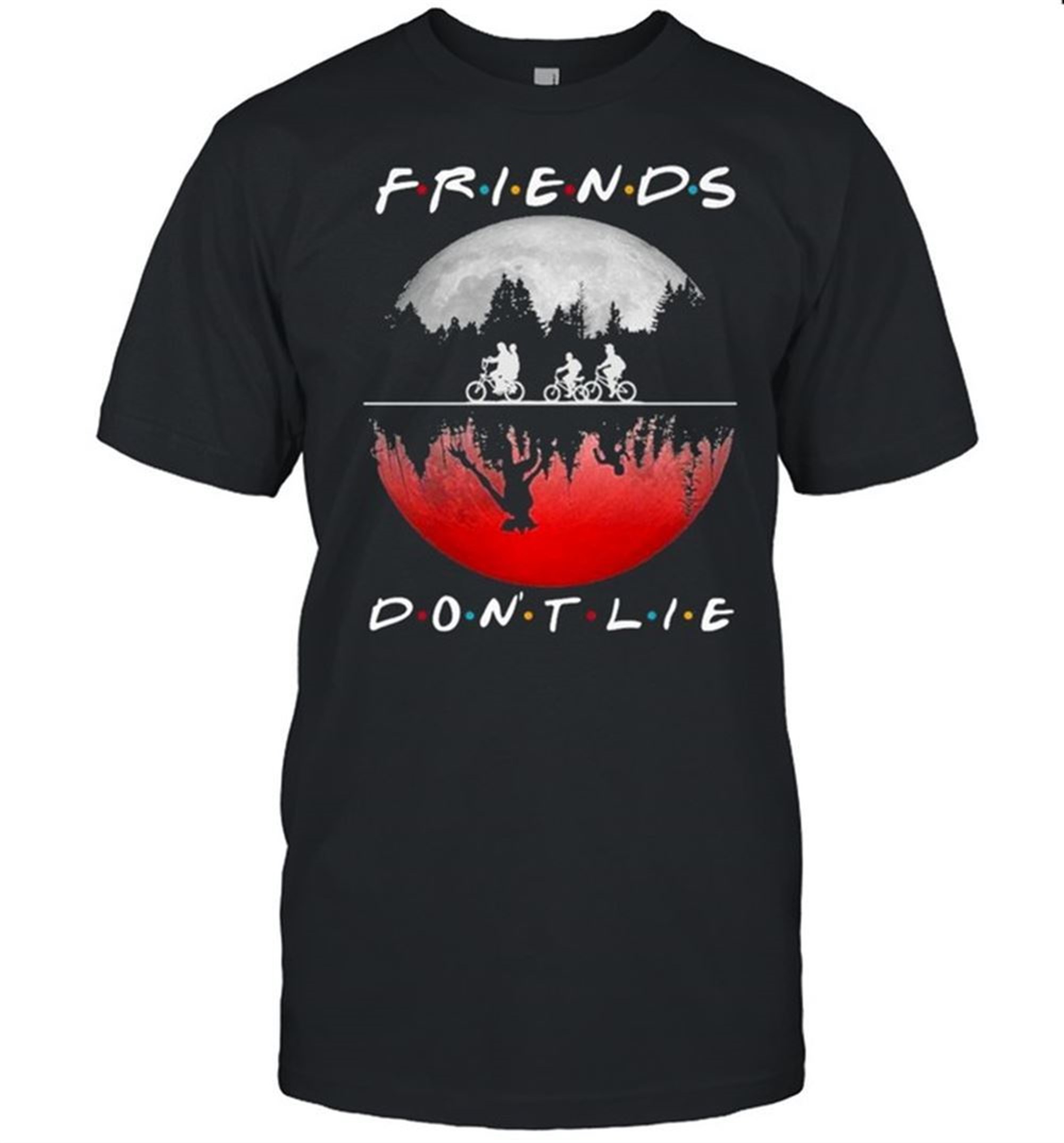 Cycling Friends Dont Lie Halloween Shirt
