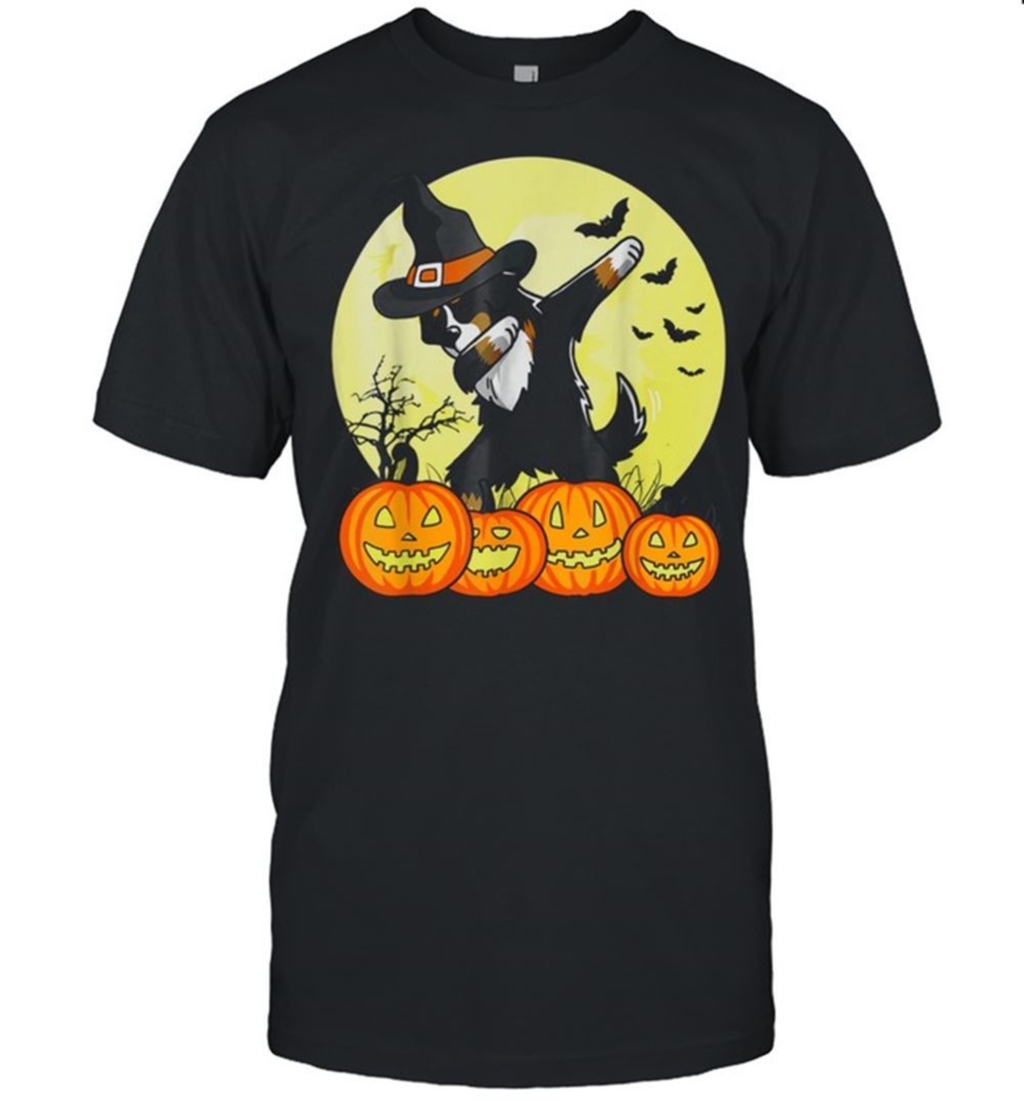 Dabbing Bernese Mountain Dog Halloween Dab Pet Shirt
