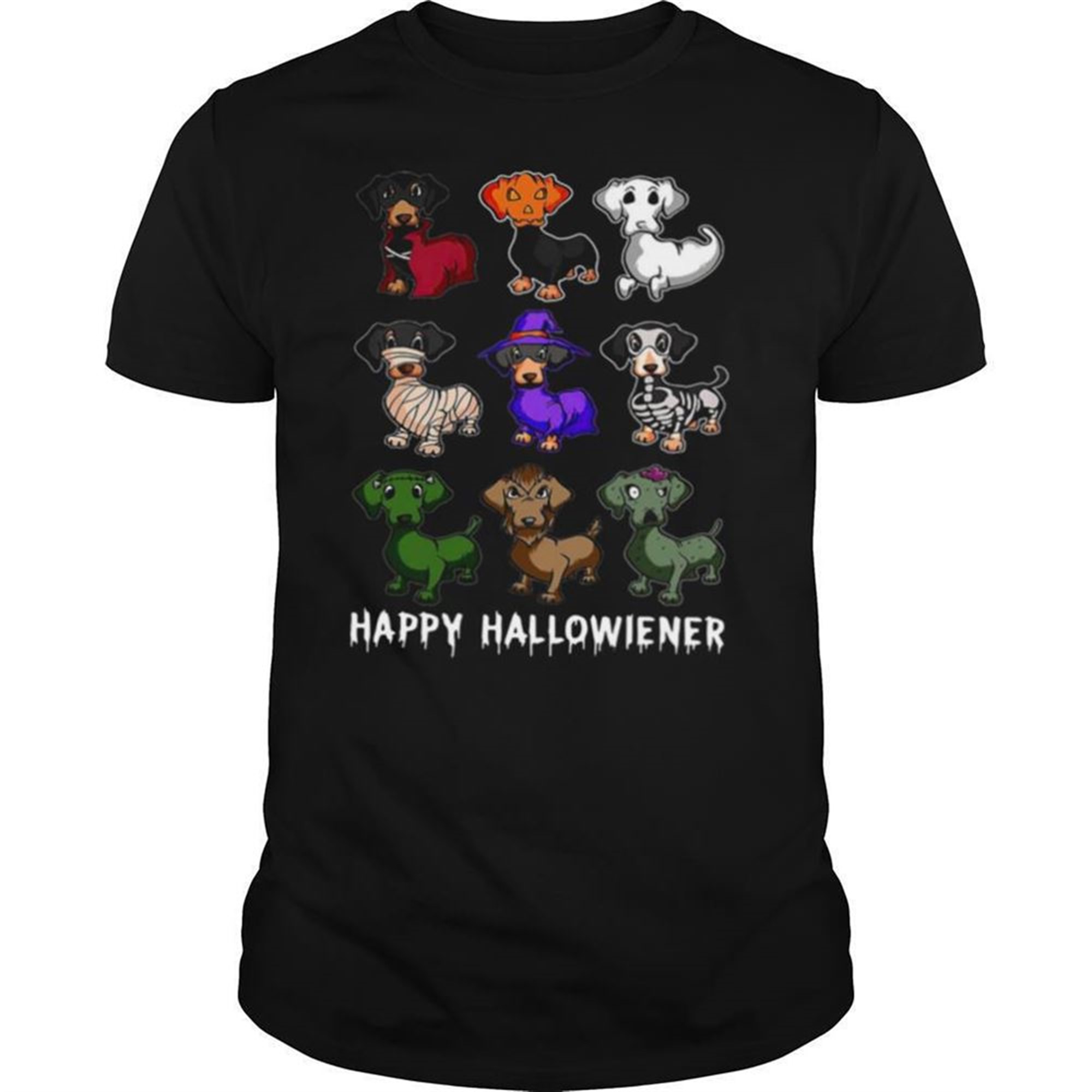 Dachshund Happy Halloween Shirt