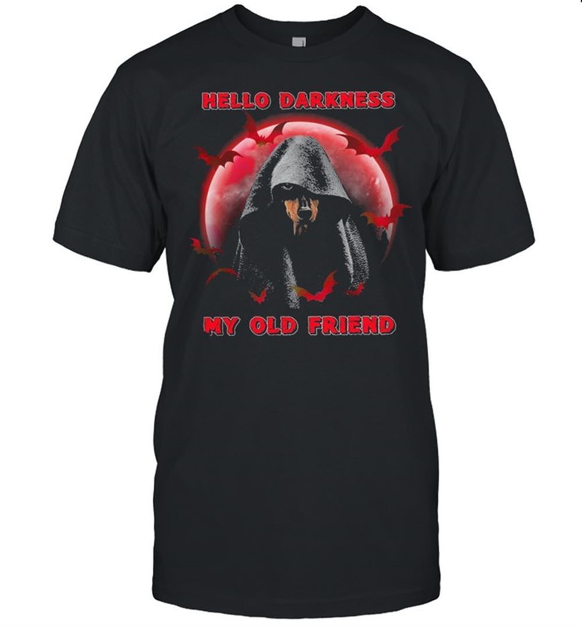 Dachshunds Hello Darkness My Old Friend Halloween Shirt
