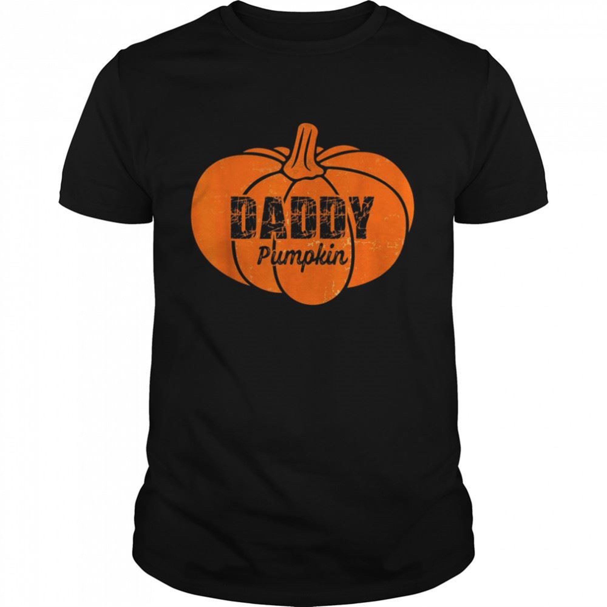 Daddy Pumpkin Matching Family Halloween Thanksgiving Funny Thanksgiving T-shirt