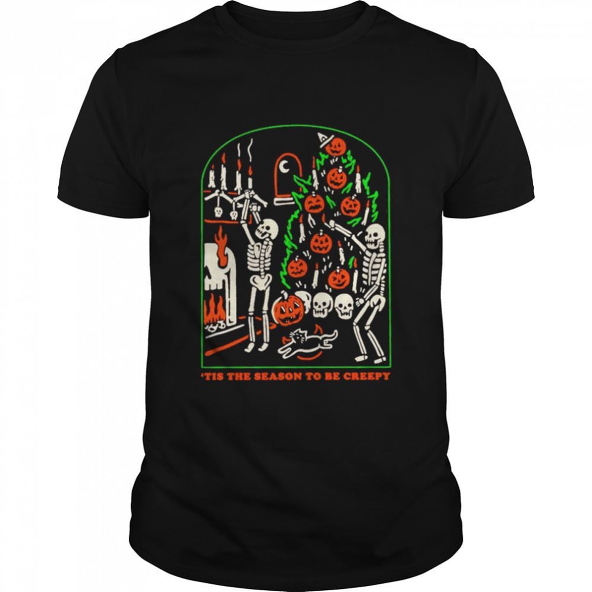 Dead Inside Halloween Tis The Season To Be Creepy Shirt
