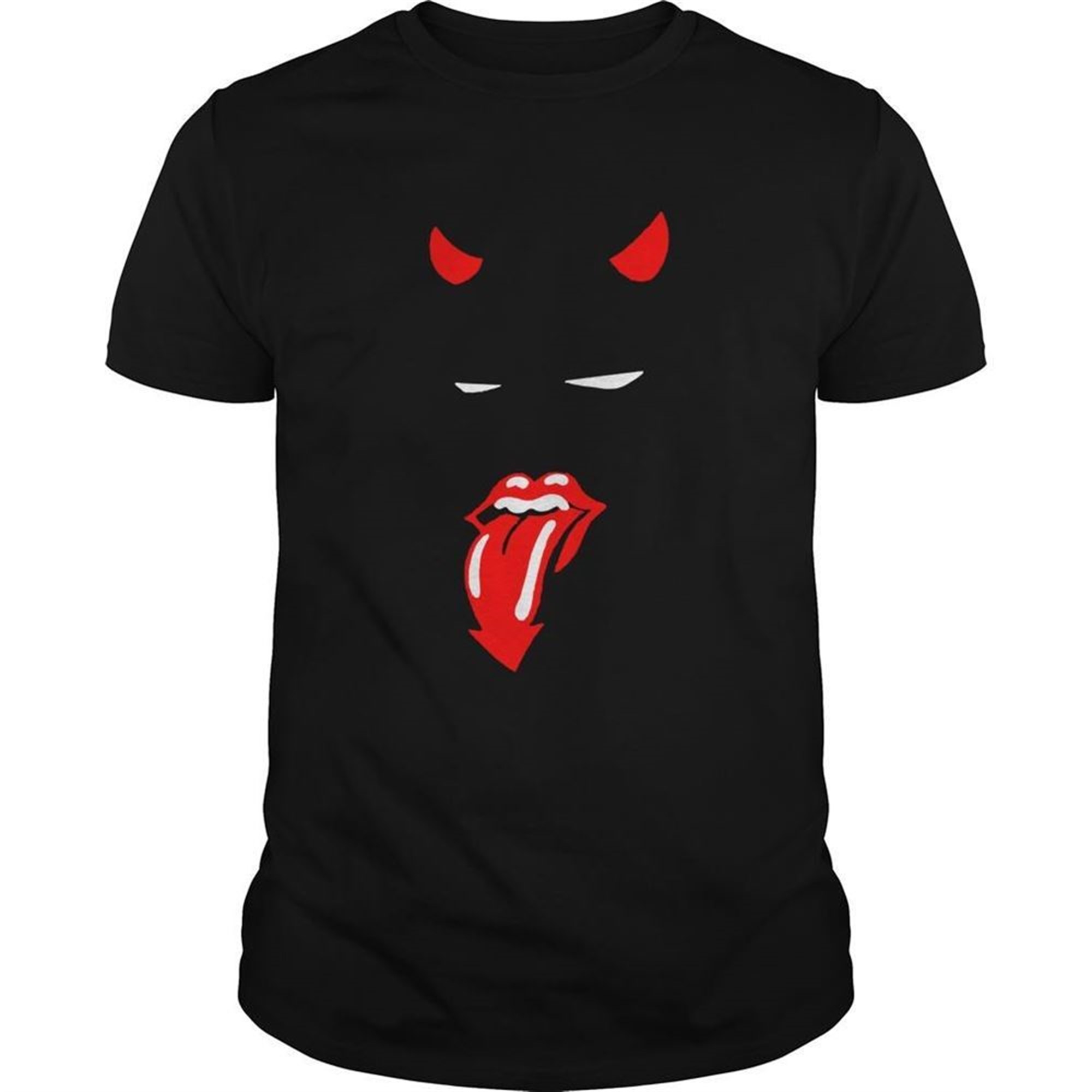 Devil Rolling Stones Funny Halloween Shirt