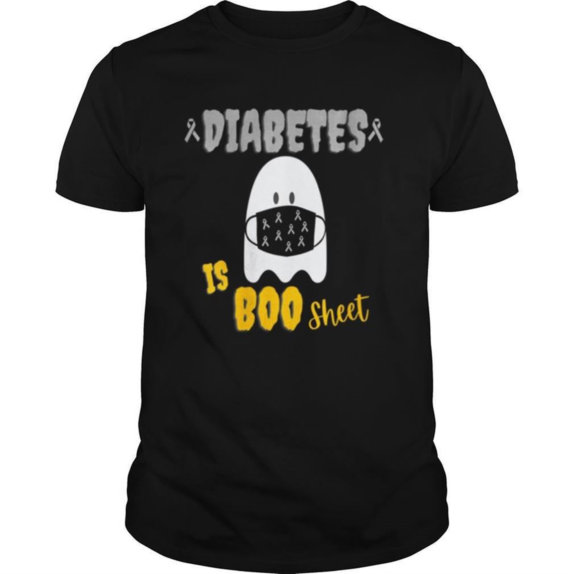 Diabetes Is Boo Sheet Funny Halloween Diabetes Awareness Shirt