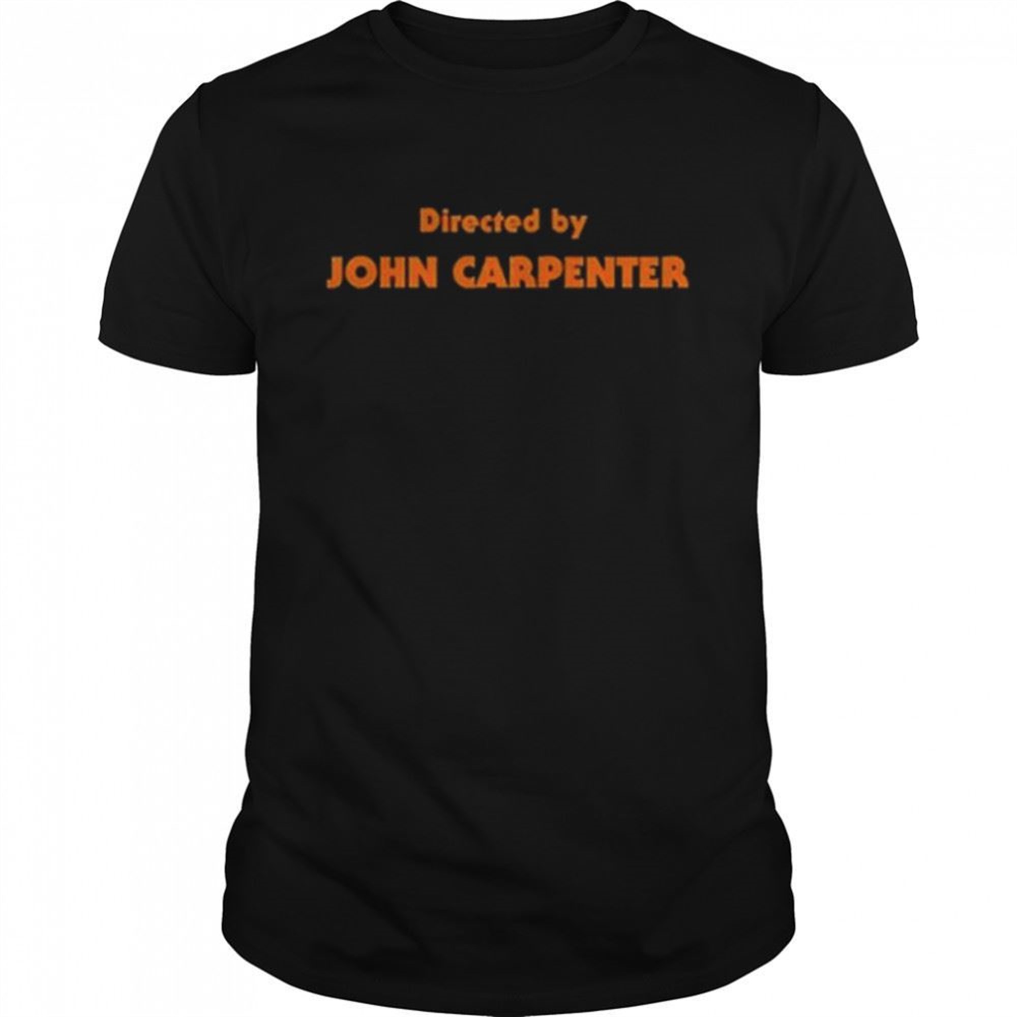 Directed By John Carpenter Black Horror Halloween Shirt