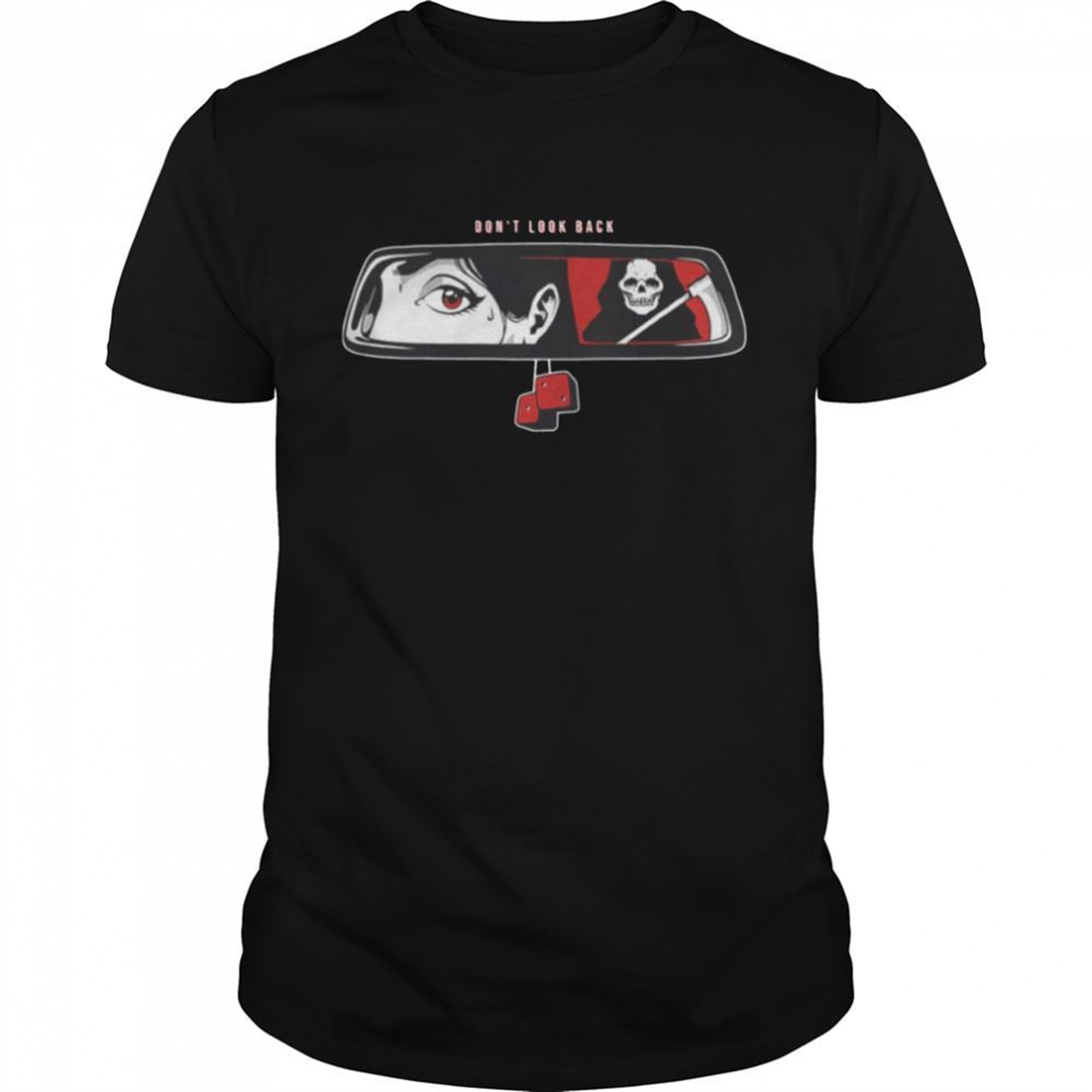 Dont Look Back Creepy Ghost Halloween Shirt